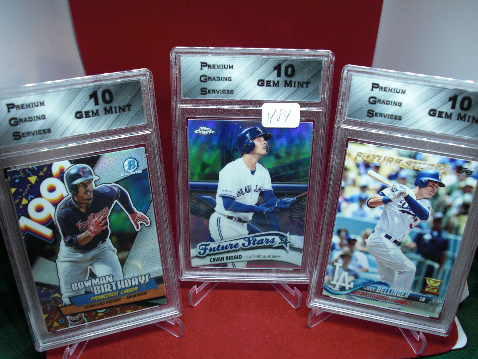 pgs graded  lot of 3 baseball cards mint 10's (1 of 1)