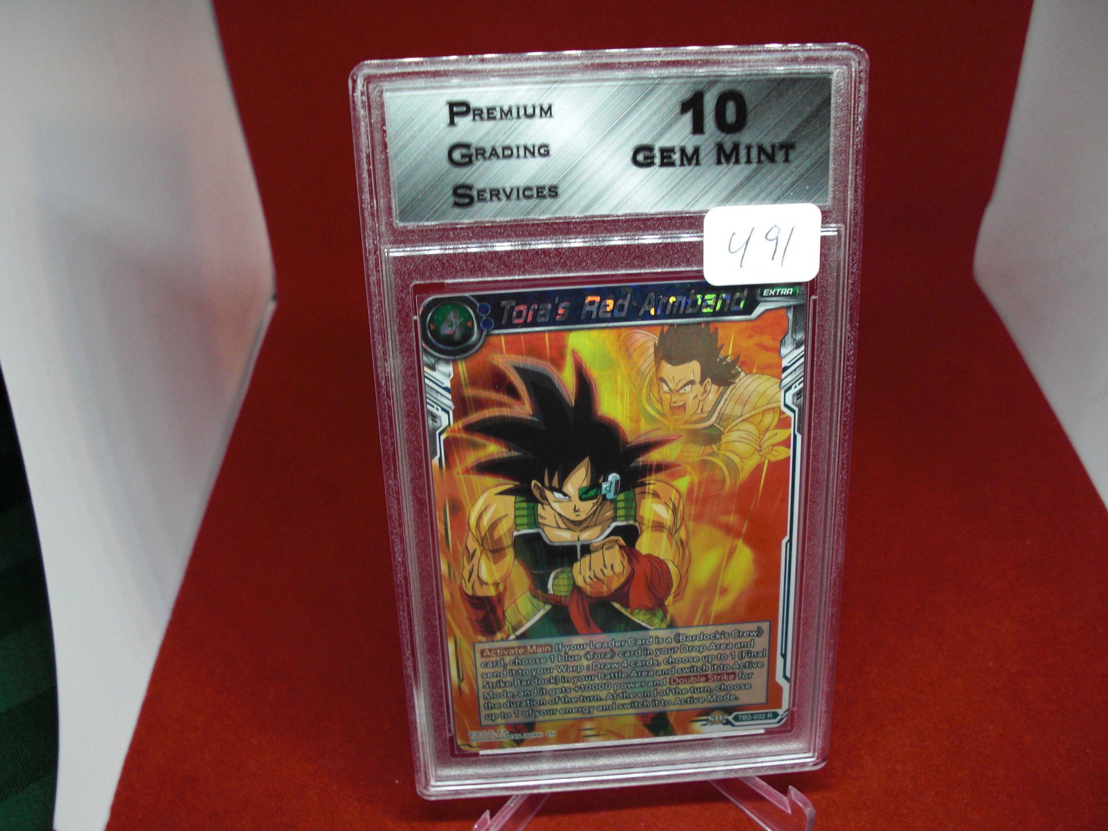 pgs graded  tora's red armband mint 10 (1 of 1)