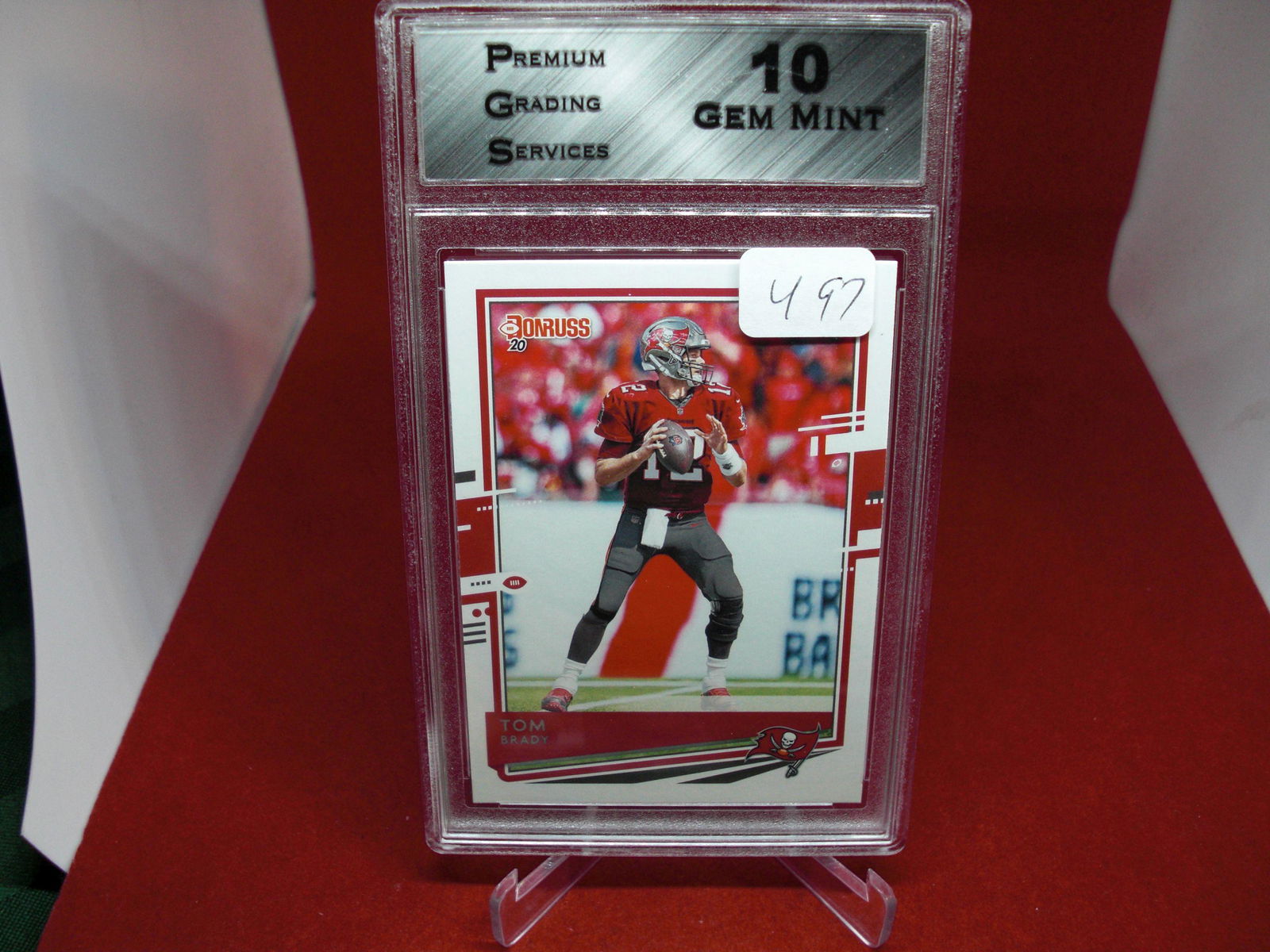 pgs graded  tom brady mint 10 (1 of 1)