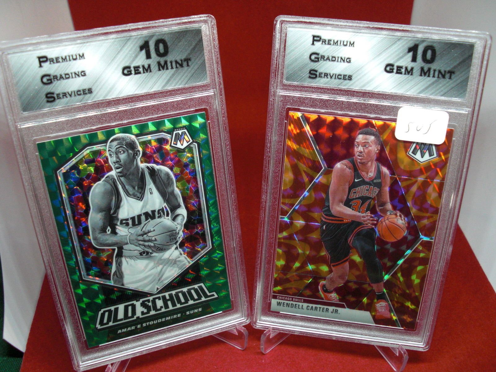 pgs graded  lot of 2 basketball cards mint 10's (1 of 1)