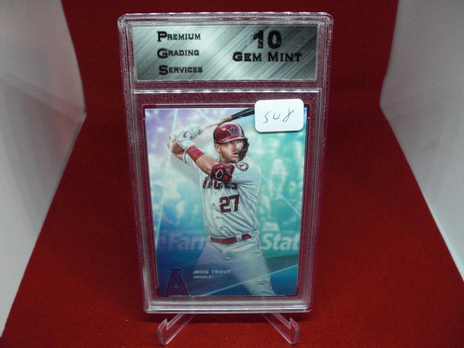 pgs graded  mike trout mint 10 (1 of 1)
