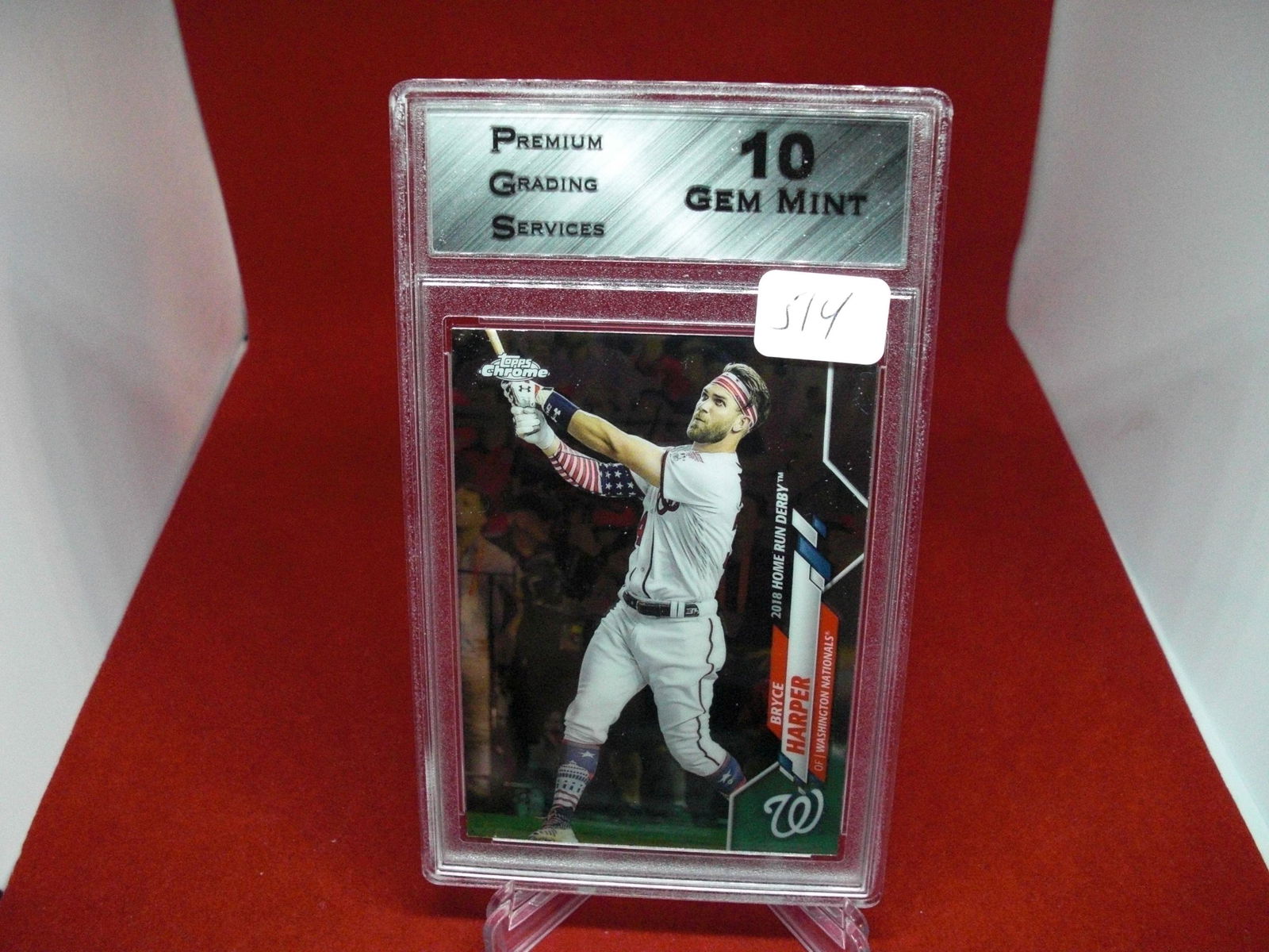 pgs graded  bryce harper mint 10 (1 of 1)