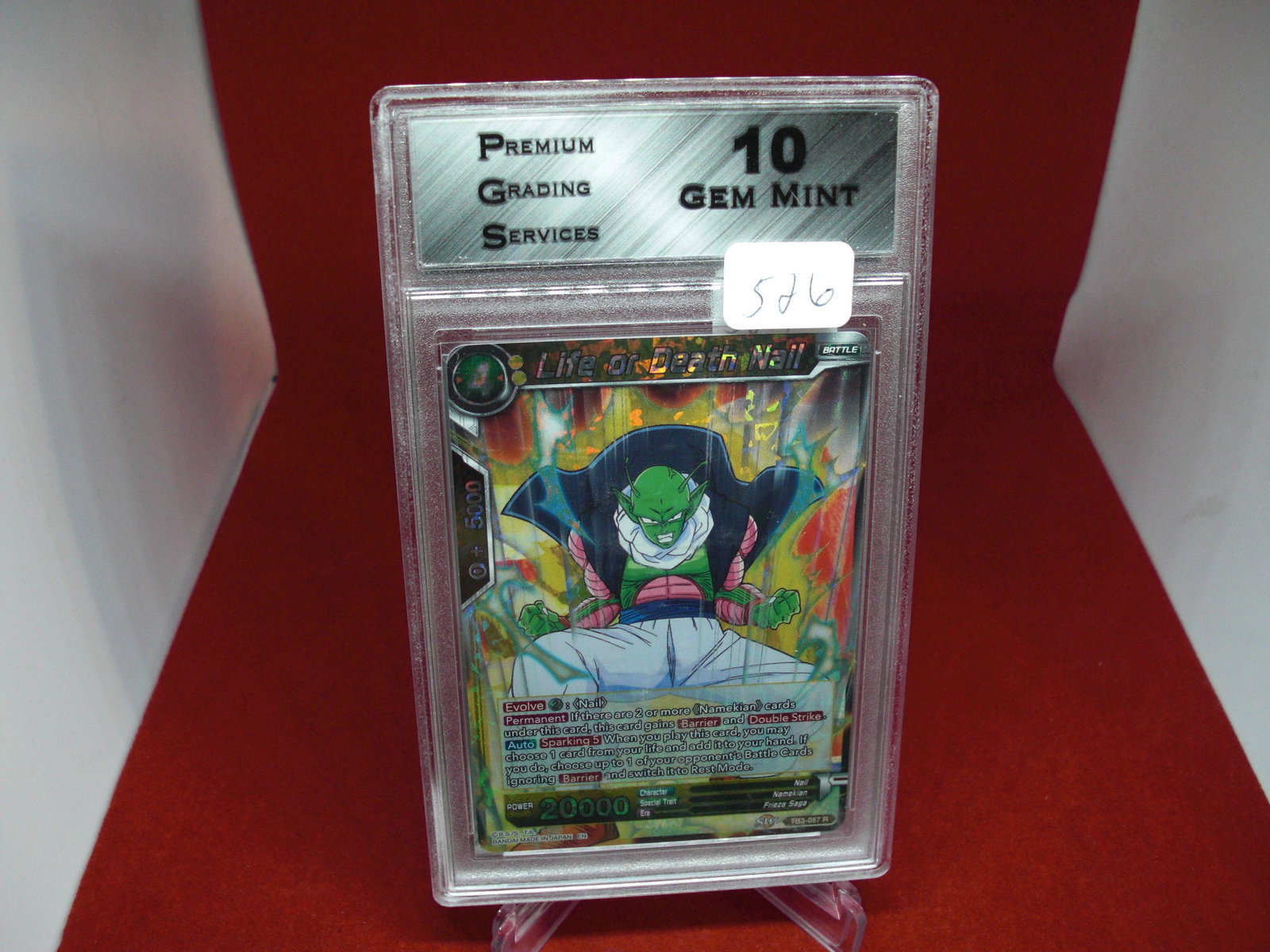 pgs graded life or death nail mint 10: nice graded card