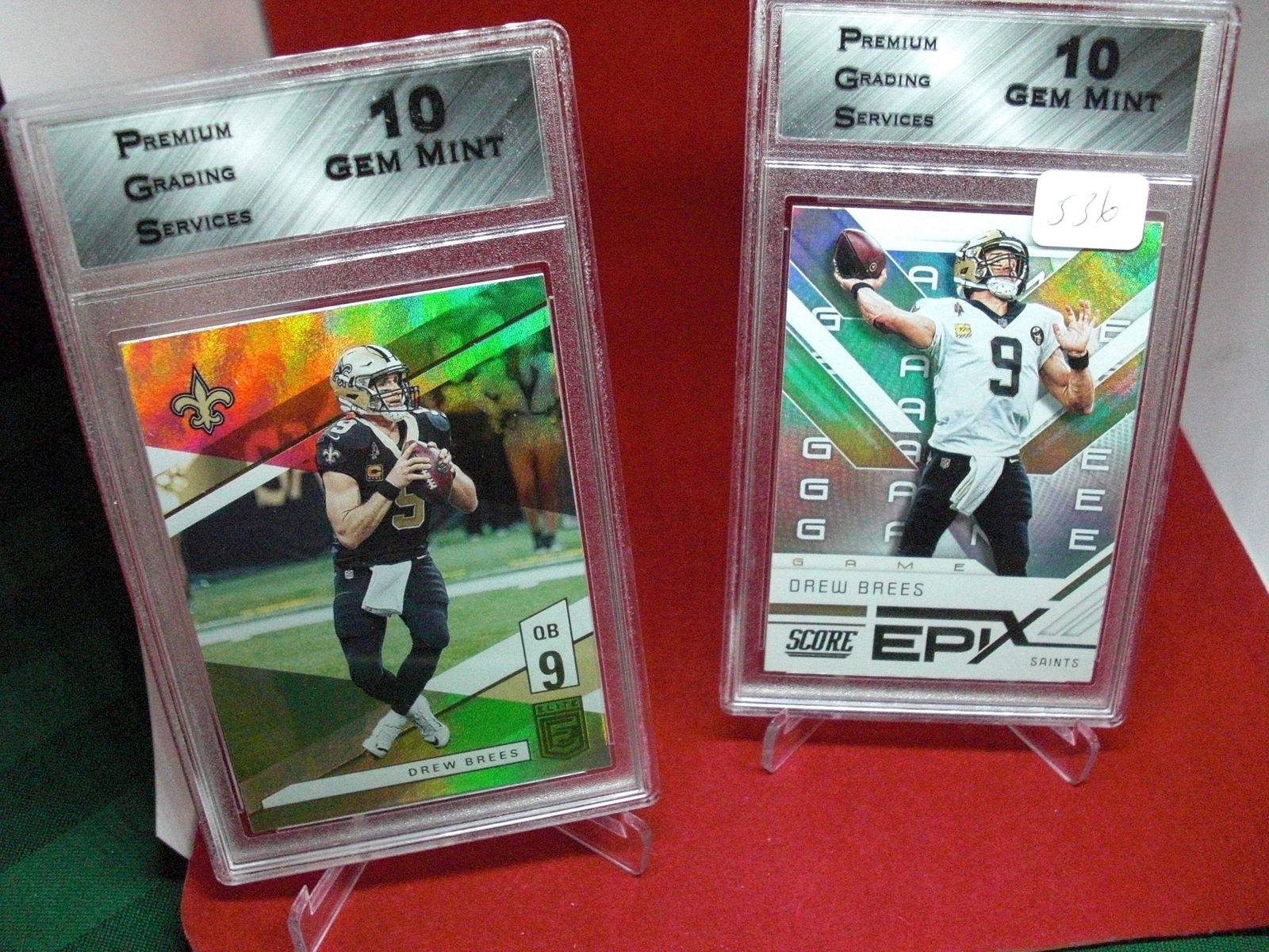 pgs graded  2 drew brees mint 10's (1 of 1)