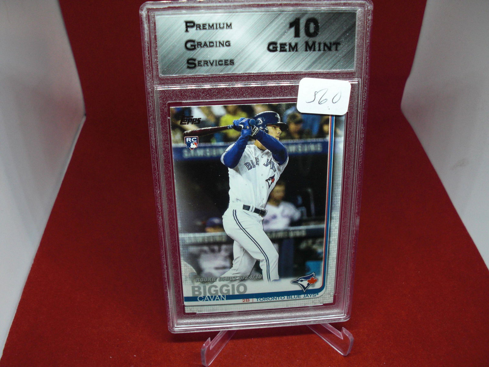 pgs graded cavan biggio mint 10 rookie (1 of 1)