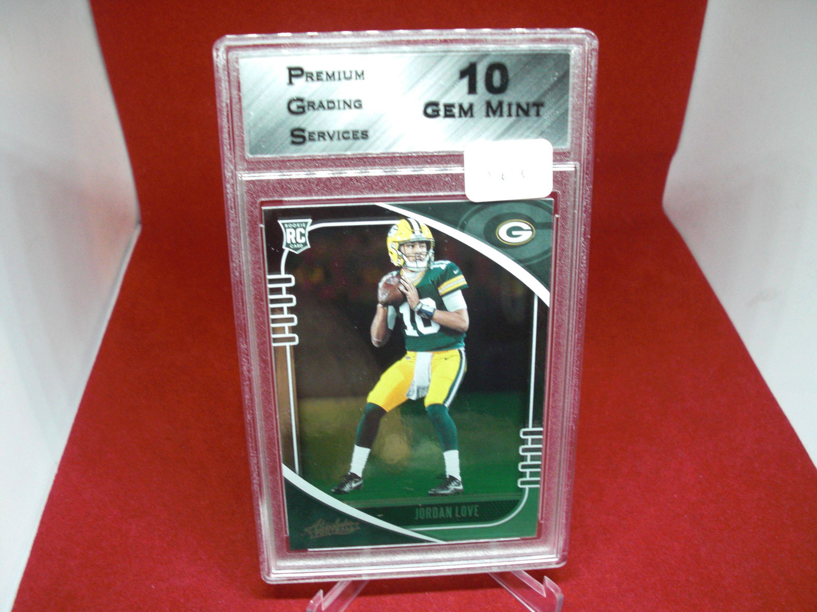 pgs graded jordan love rookie mint 10 (1 of 1)