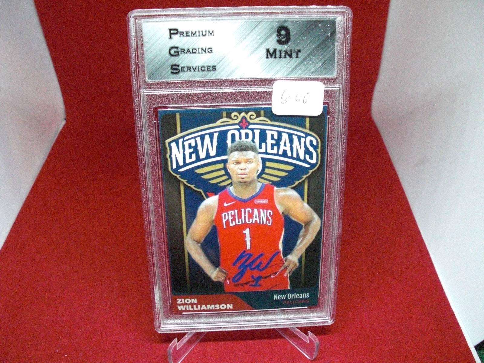 pgs graded zion williamson fascimile auto mint 9 (1 of 1)