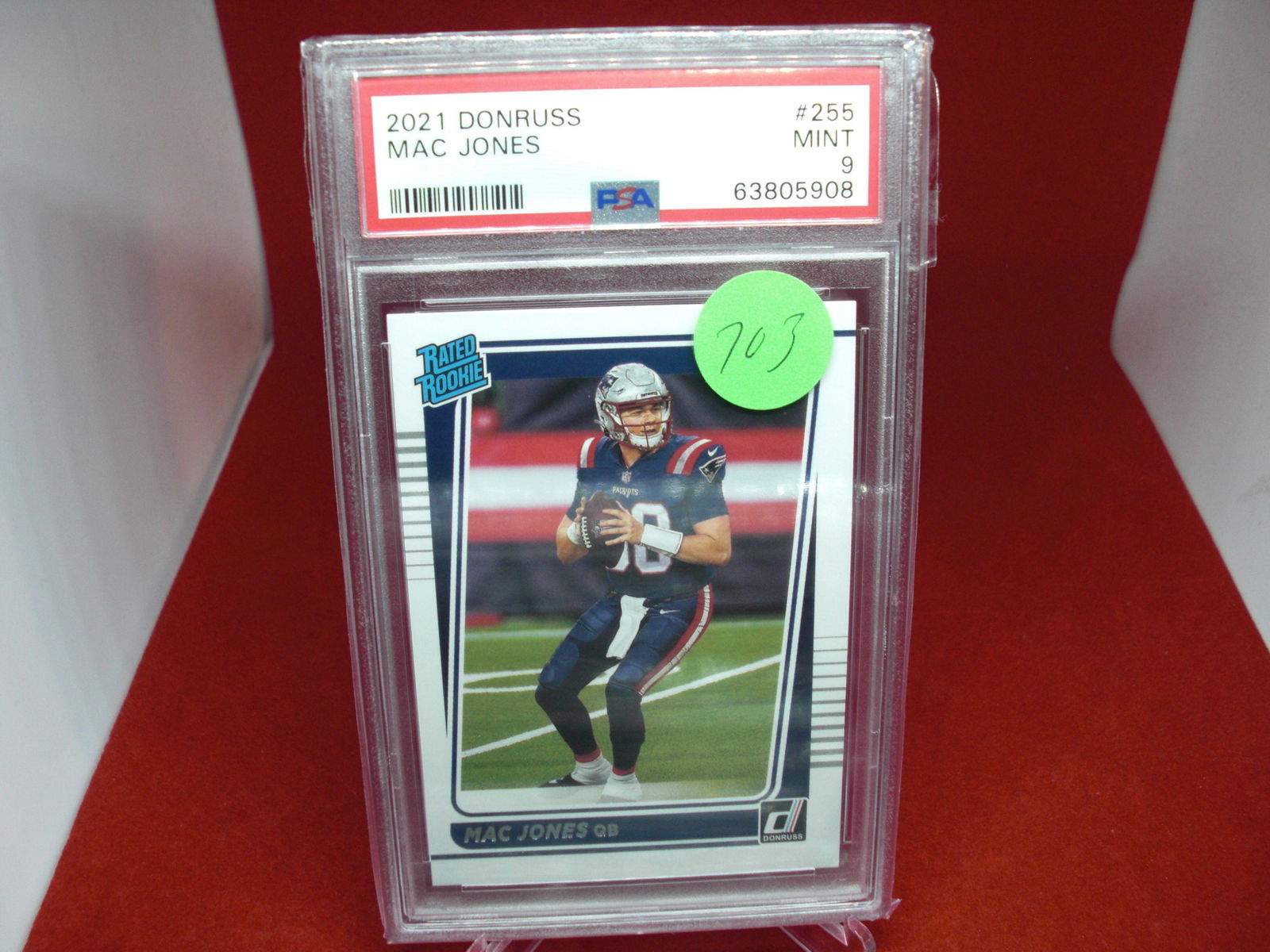 psa graded mac jones rated rookie mint 10 (1 of 1)
