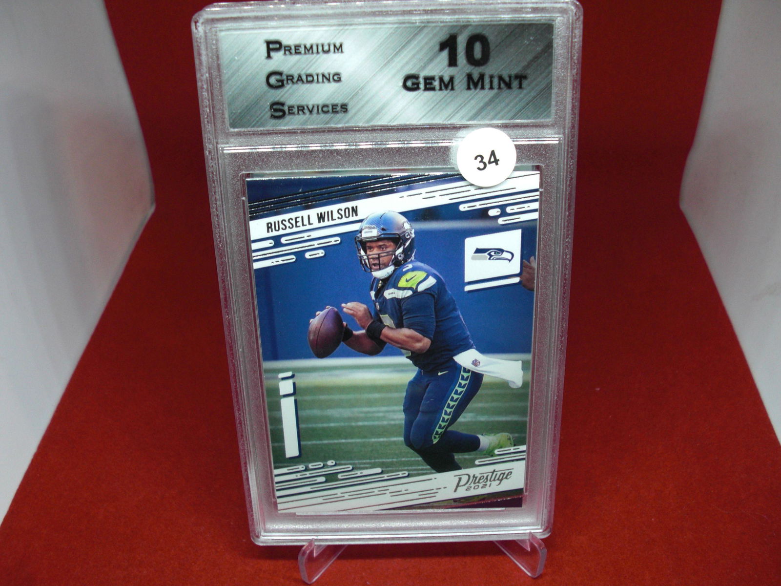 pgs graded russell wilson mint 10 (1 of 1)