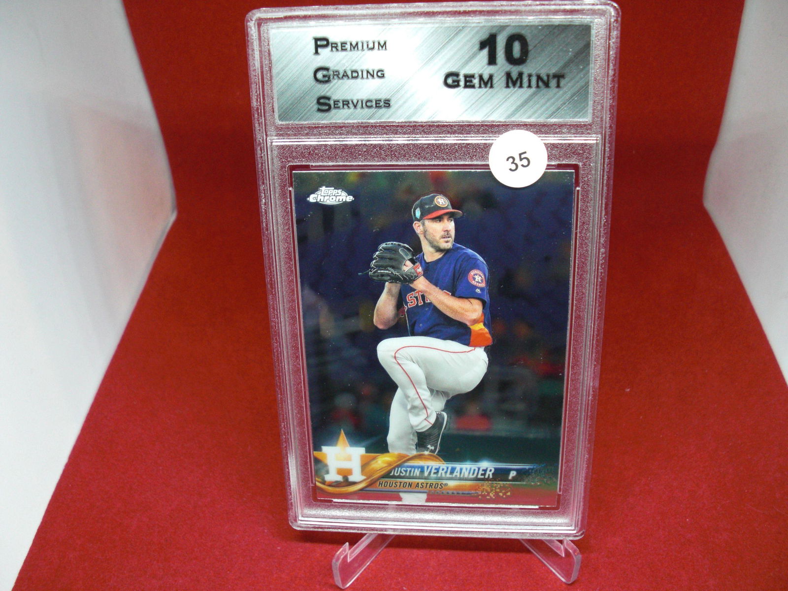 pgs graded justin verlander mint 10 (1 of 1)