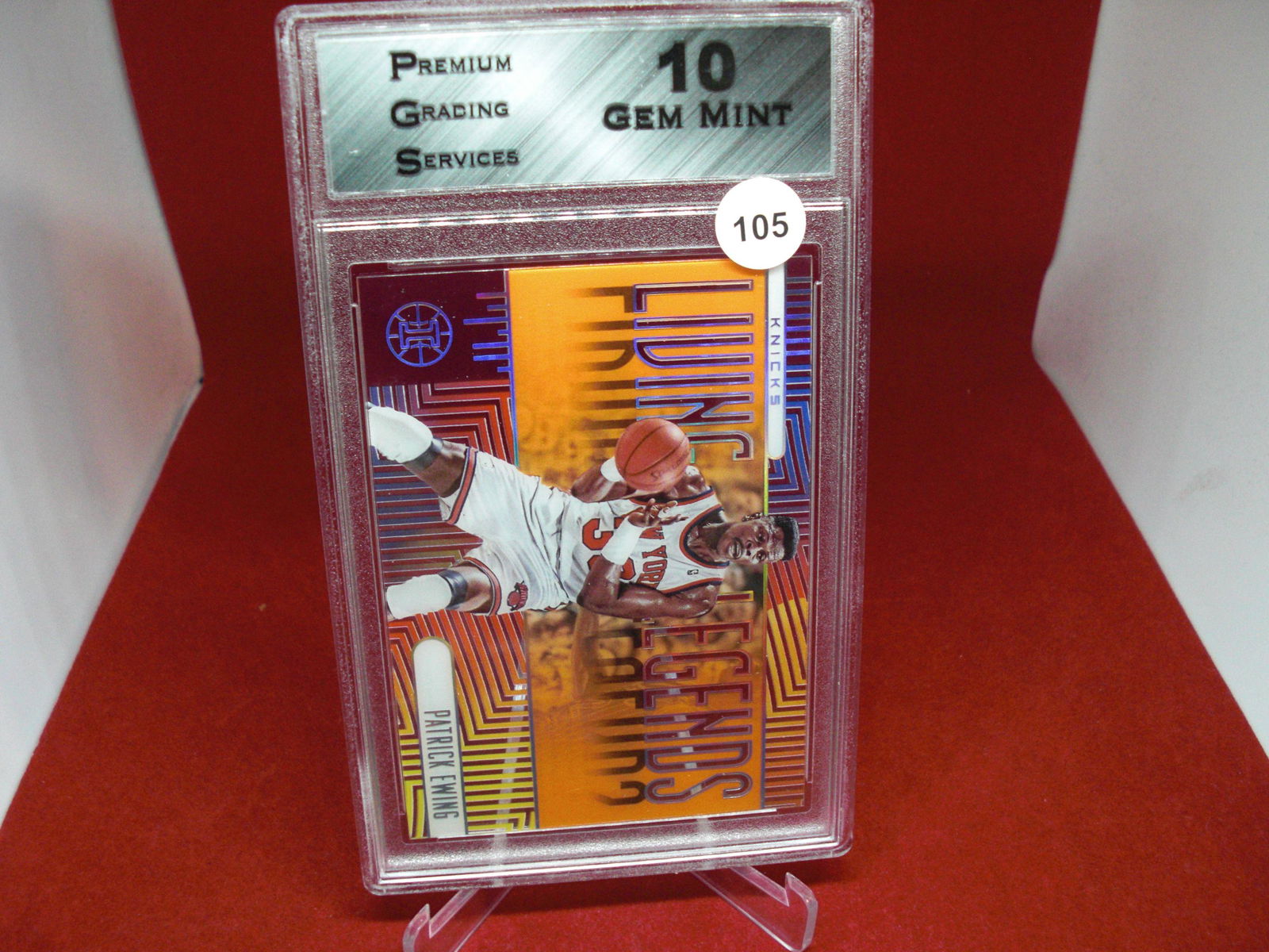 pgs graded patrick ewing clear mint 10 (1 of 1)