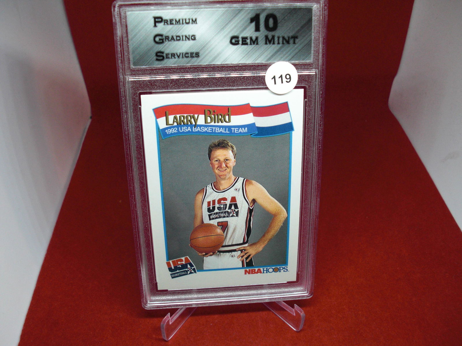 pgs graded larry bird mint 10 (1 of 1)