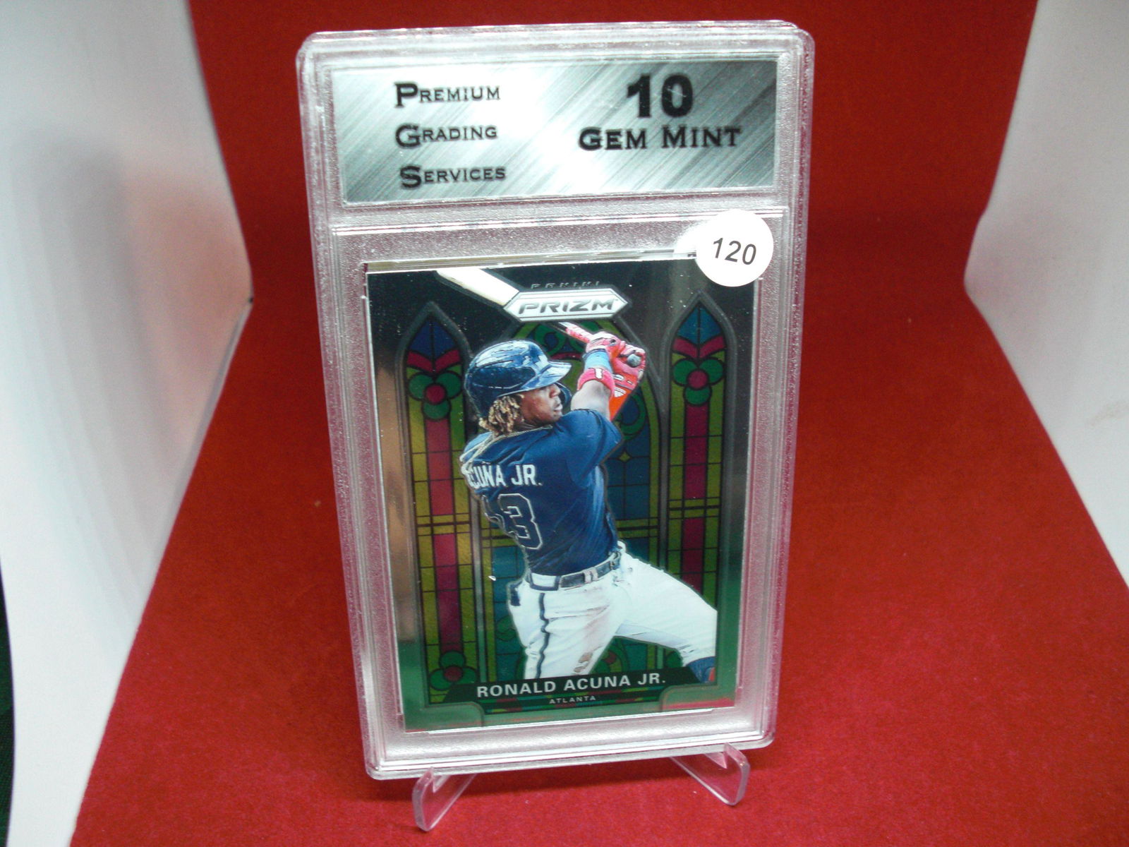 pgs graded ronald acuna jr mint 10 (1 of 1)