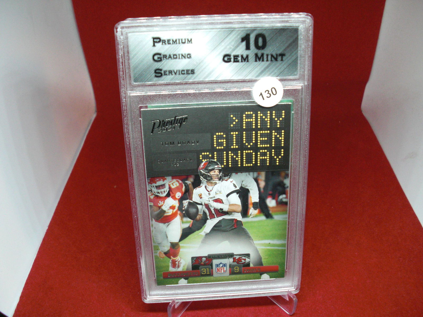 pgs graded tom brady mint 10 (1 of 1)