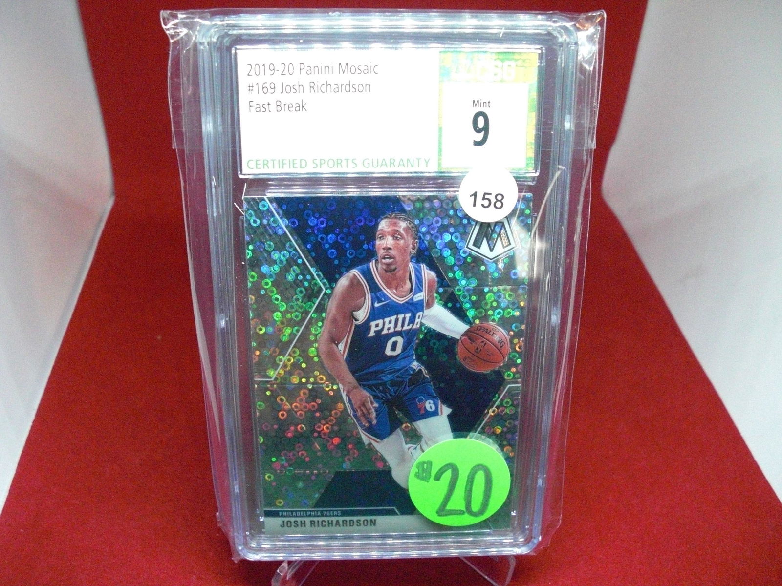 csg graded josh richardson fast break mint 9 (1 of 1)