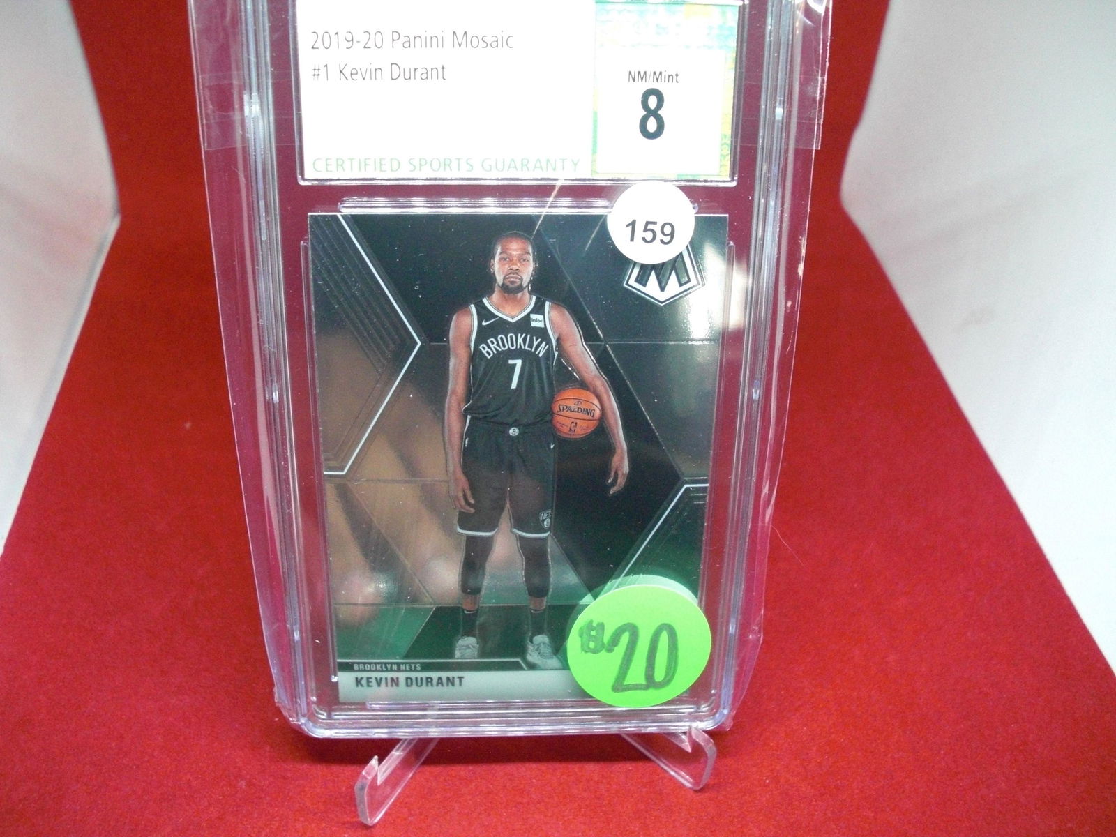 csg graded kevin durant mint 8 (1 of 1)