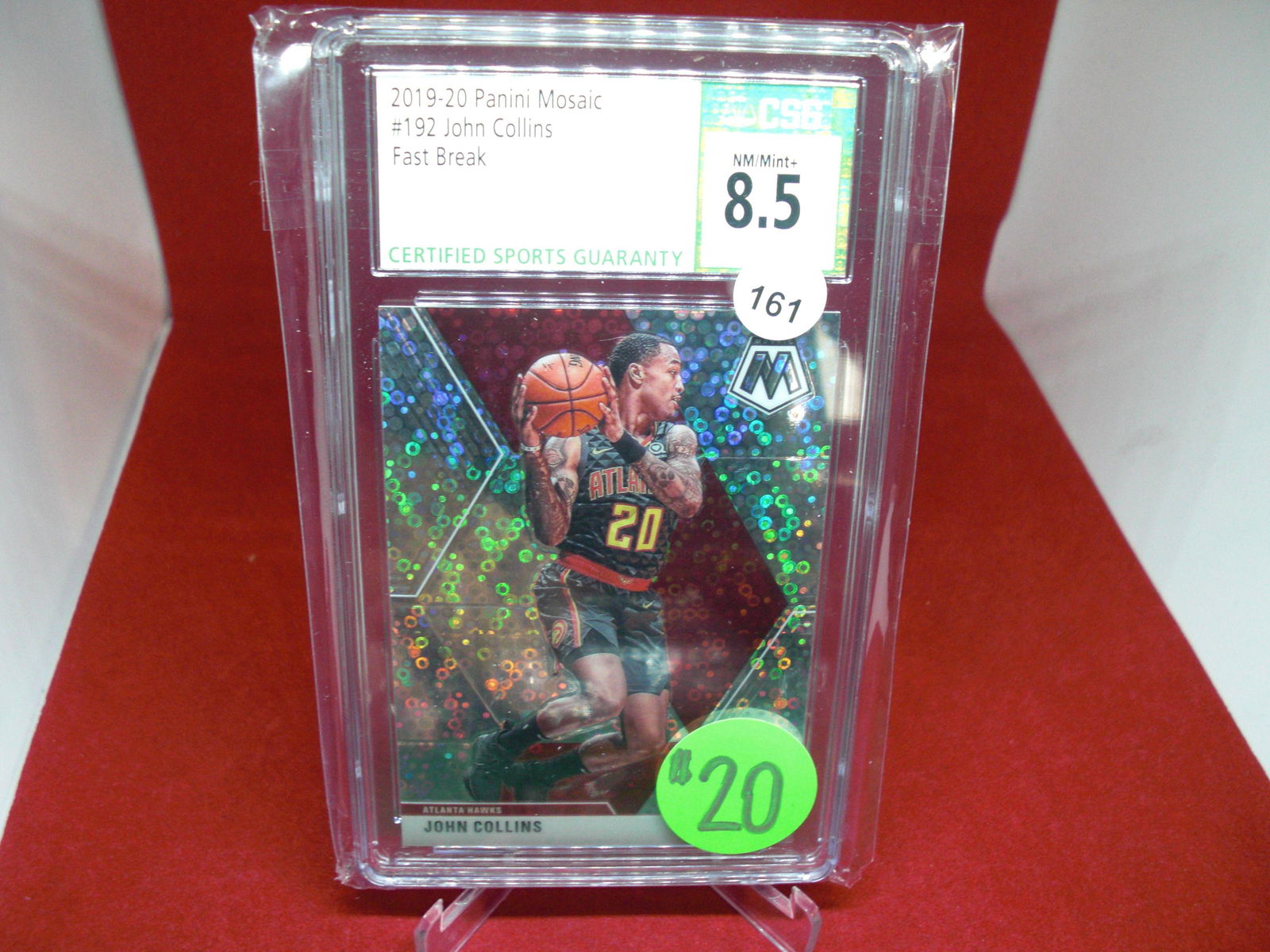csg graded john collins mint 8.5 (1 of 1)