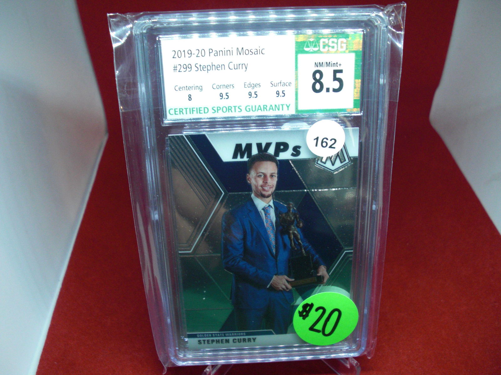 csg graded stephen curry mint 8.5 (1 of 1)