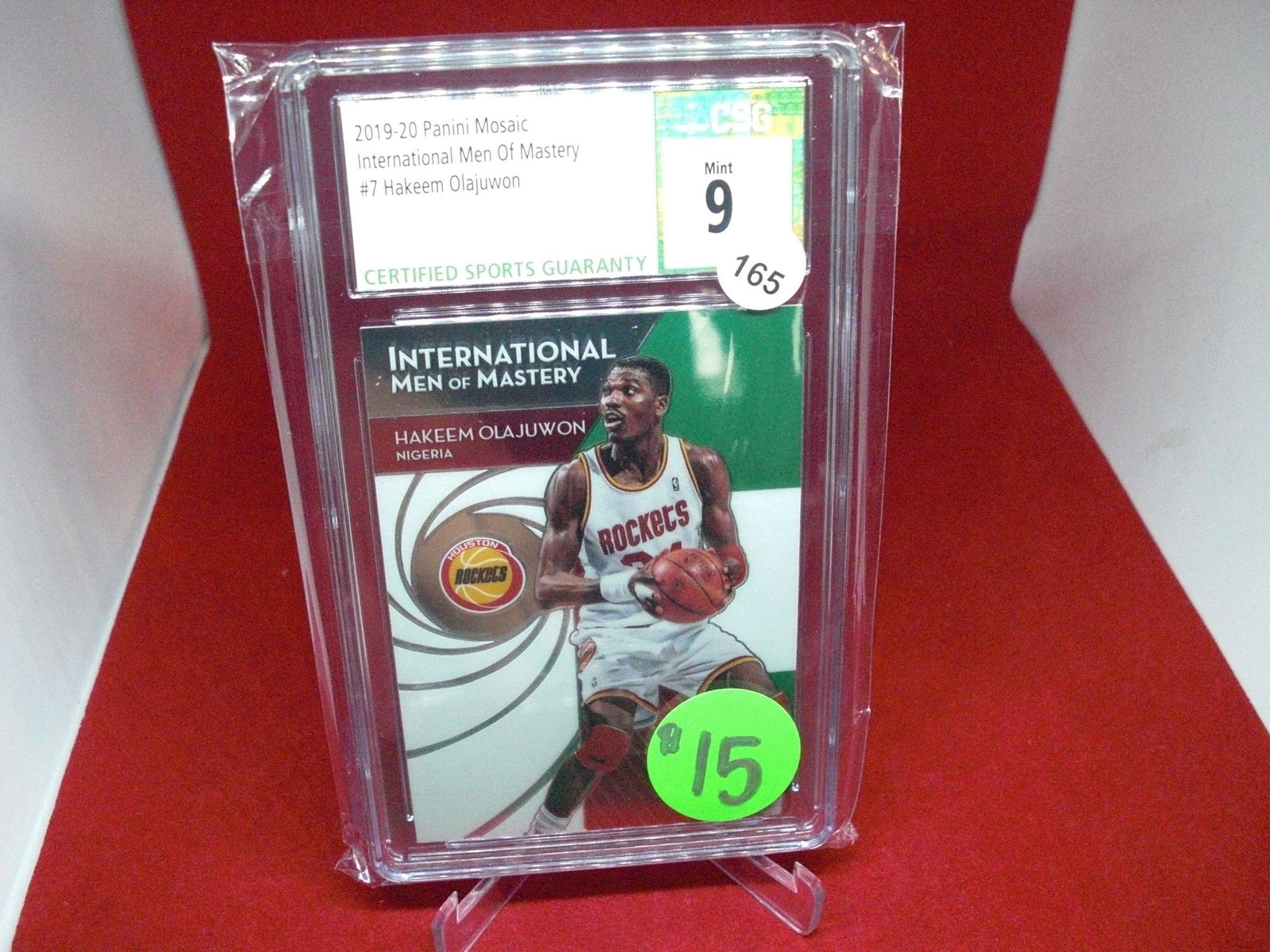 csg graded hakeem olajuwon mint 9 (1 of 1)