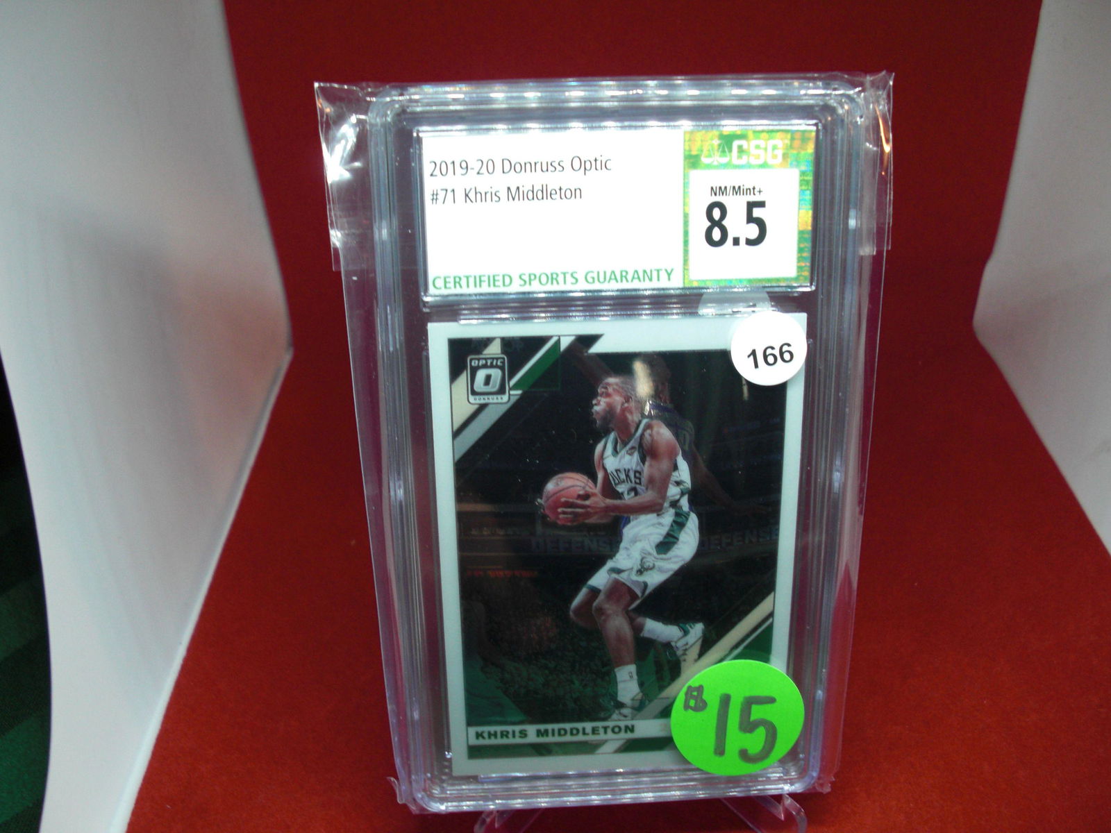 csg graded khris middleton mint 8.5 (1 of 1)