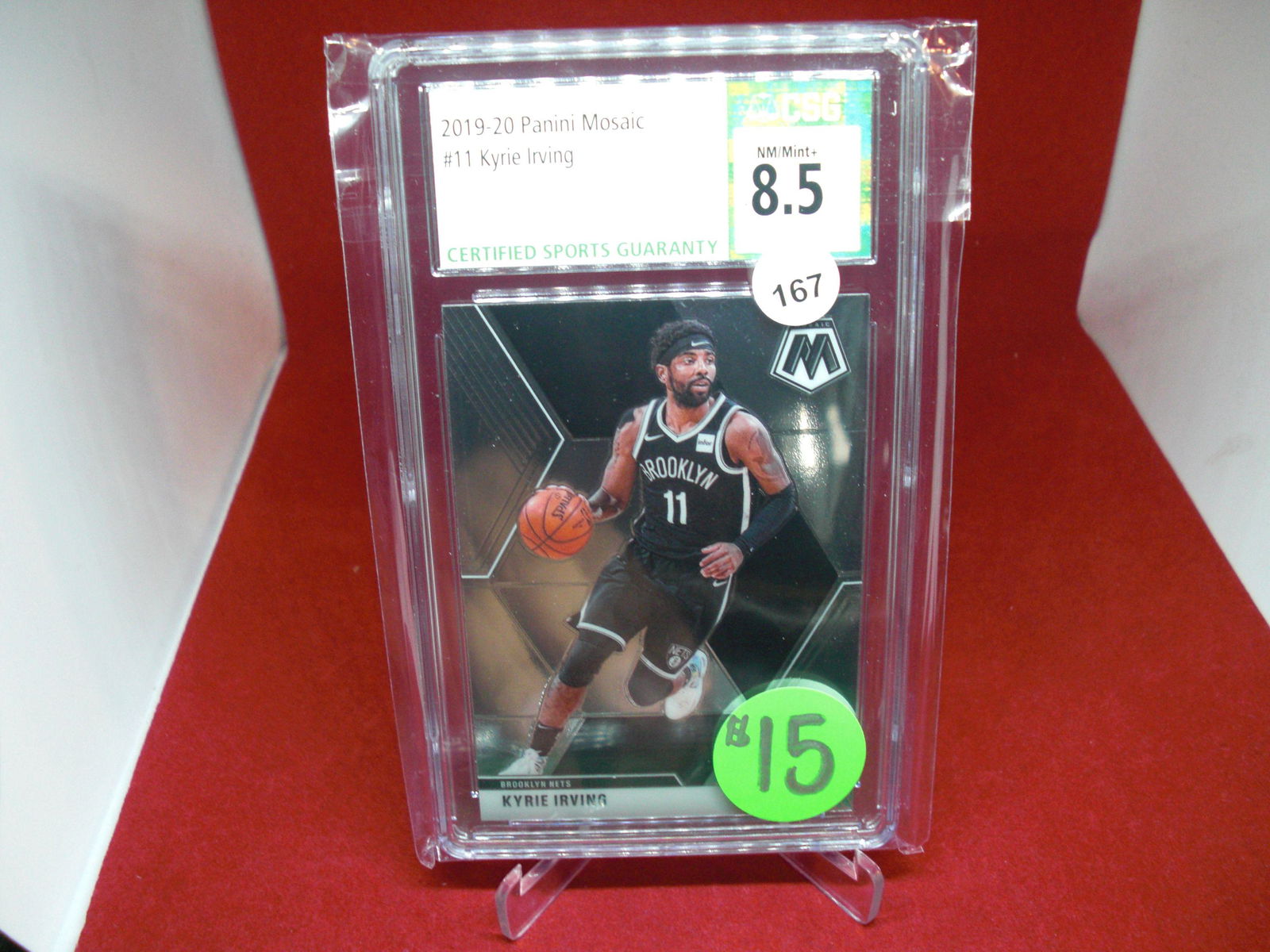 csg graded kyrie irving mint 8.5 (1 of 1)