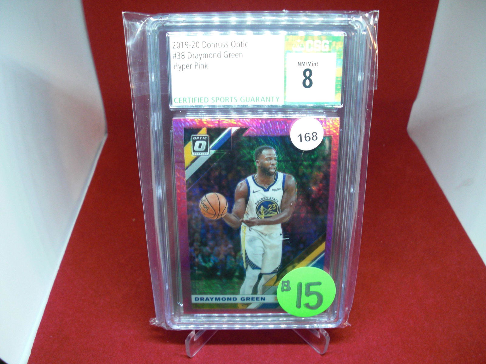 csg graded draymond green hyper pink mint 8 (1 of 1)