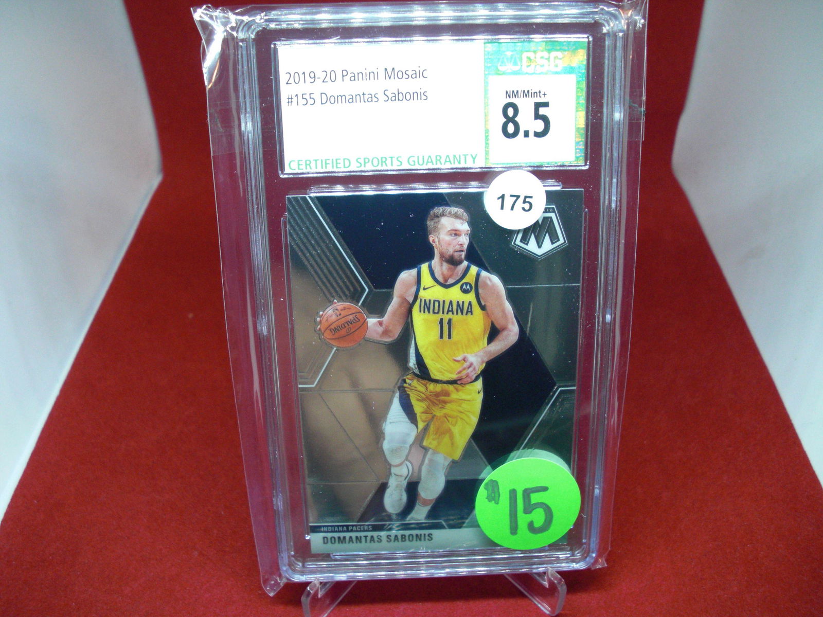 csg graded domantas sabonis mint 8.5 (1 of 1)