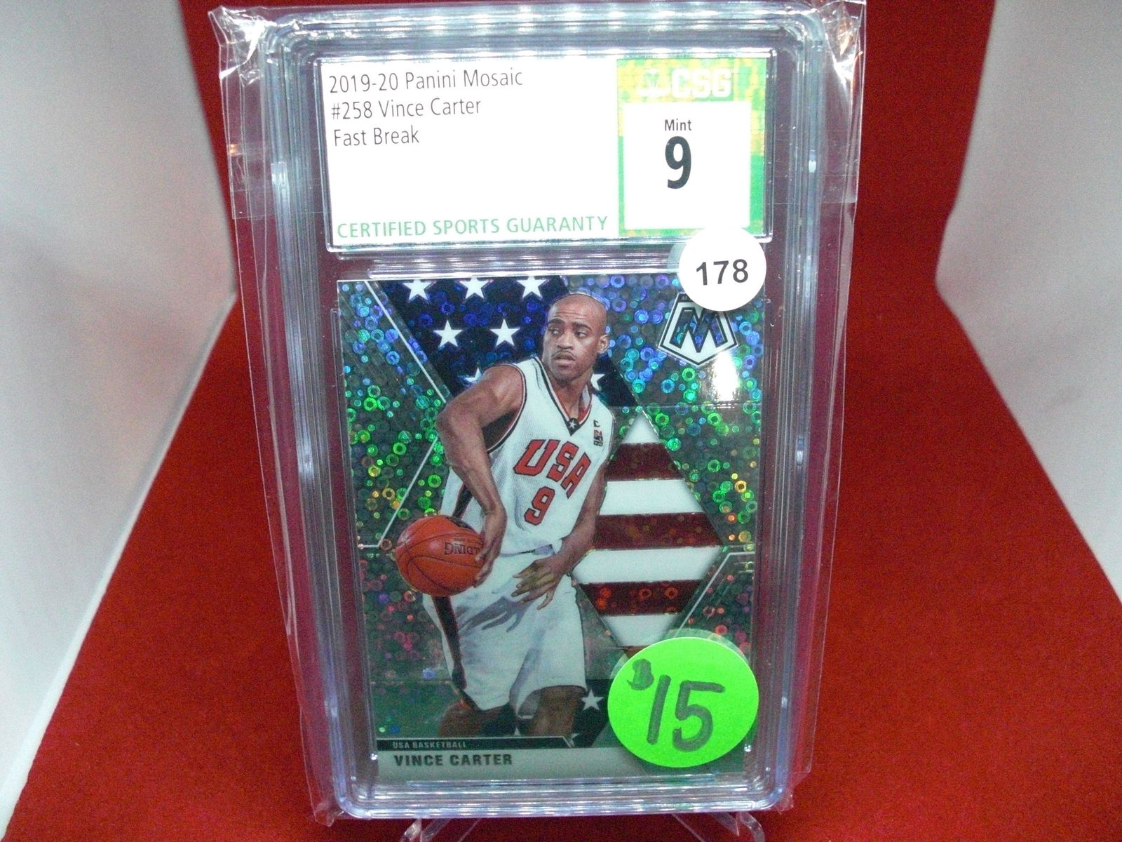 csg graded vince carter mint  8 (1 of 1)