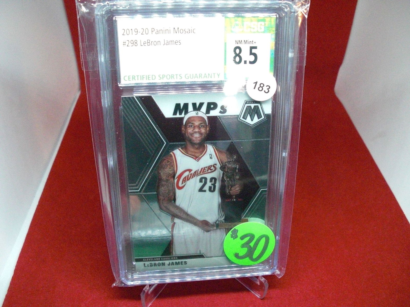 csg graded lebron james mint 8.5 (1 of 1)