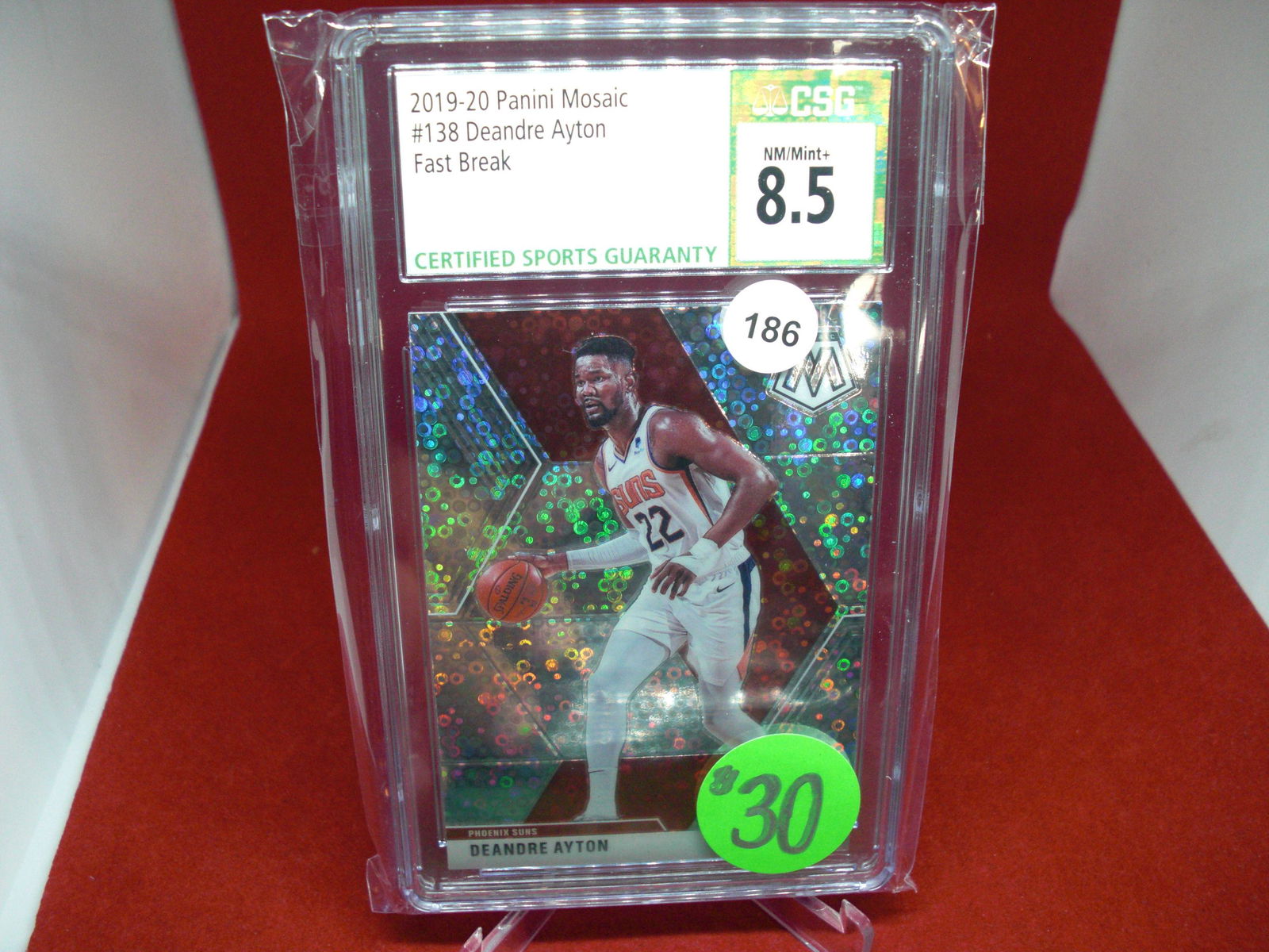 csg graded deandre ayton fast break mint 8.5 (1 of 1)