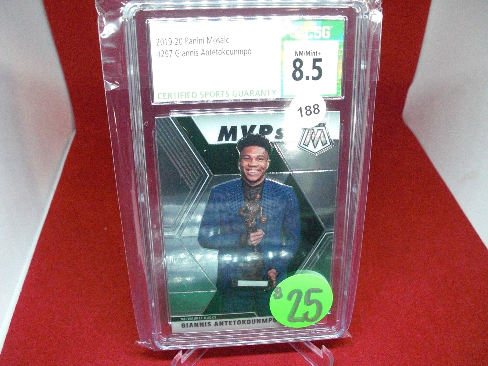 csg graded giannis antetokounmpo mint 8.5 (1 of 1)