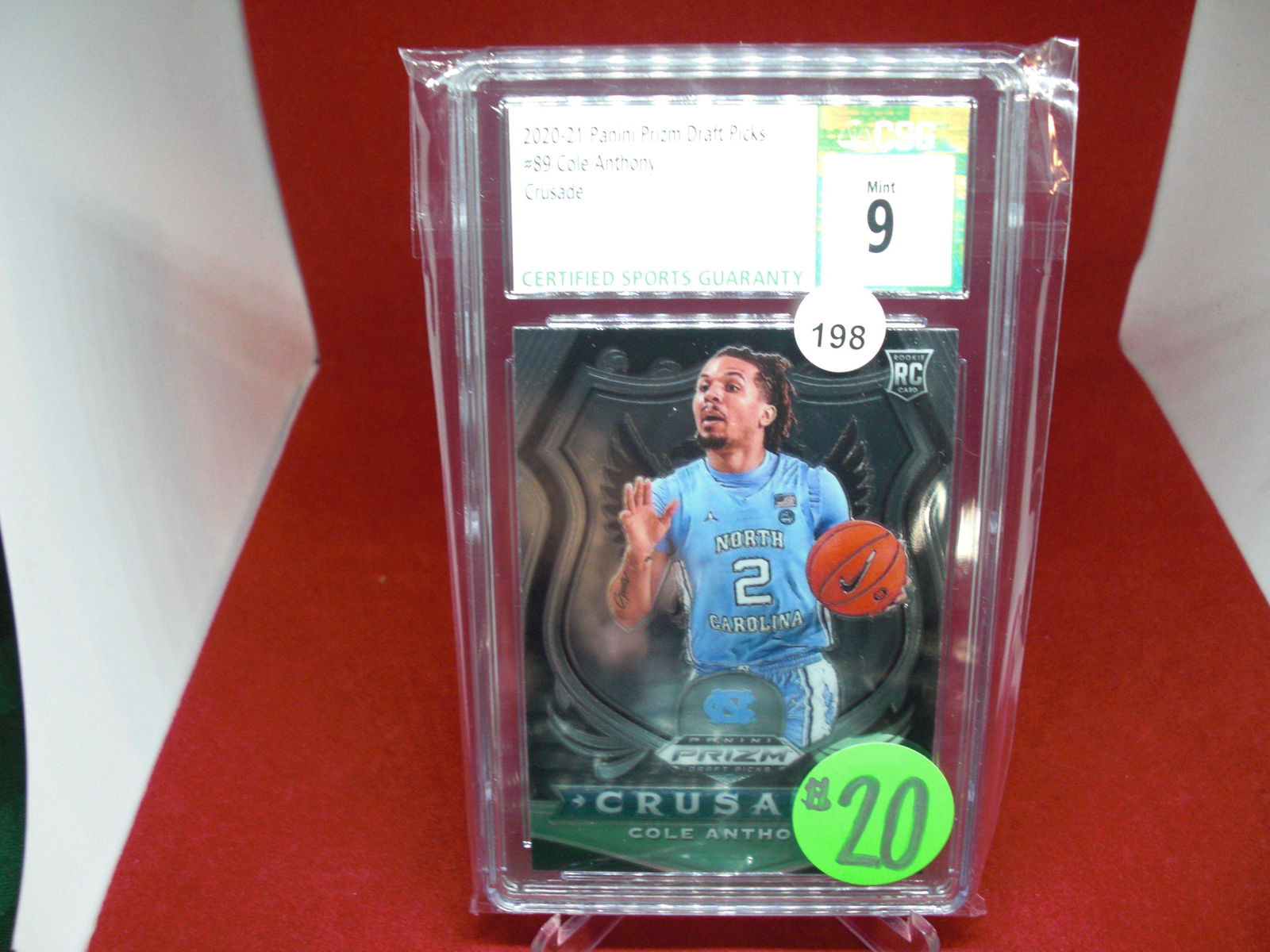 cgs graded cole anthony mint 9 (1 of 1)