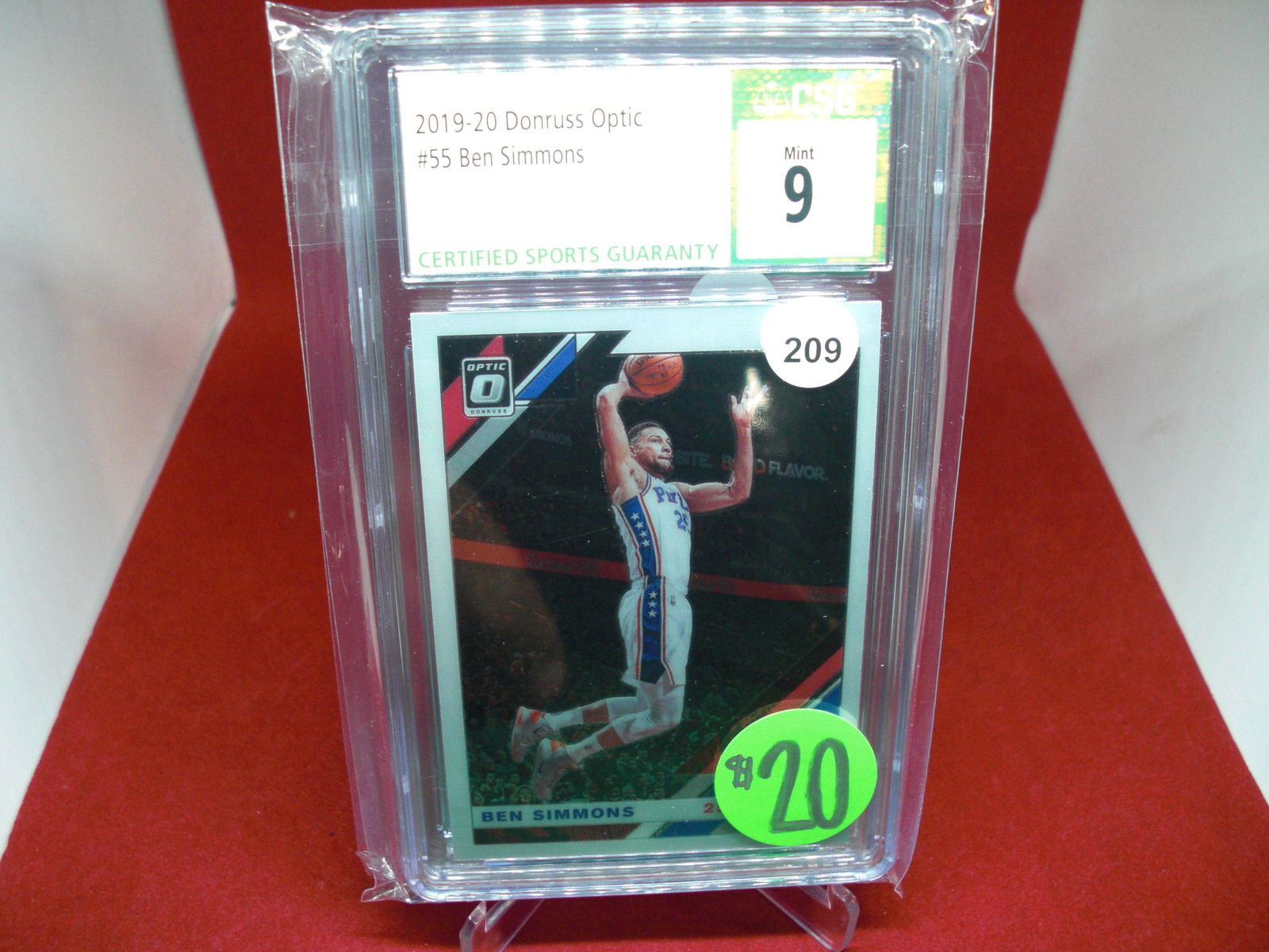 cgs graded ben simmons mint 9 (1 of 1)