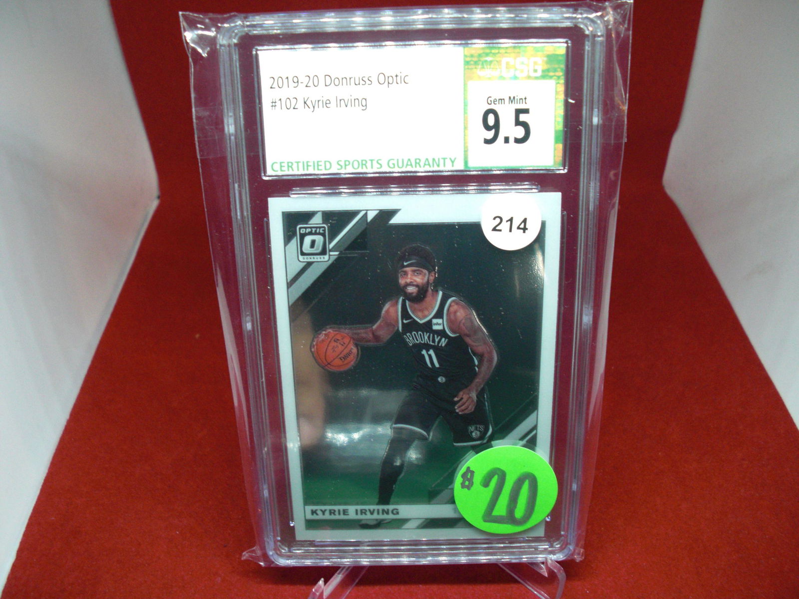 cgs graded kyrie irving mint 9.5 (1 of 1)