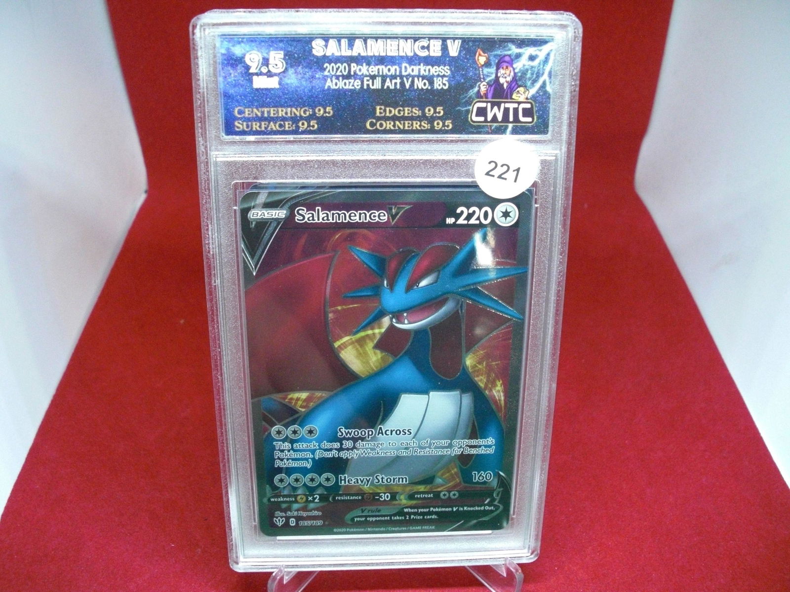 cwtc graded pokemon salamence v mint 9.5 (1 of 1)