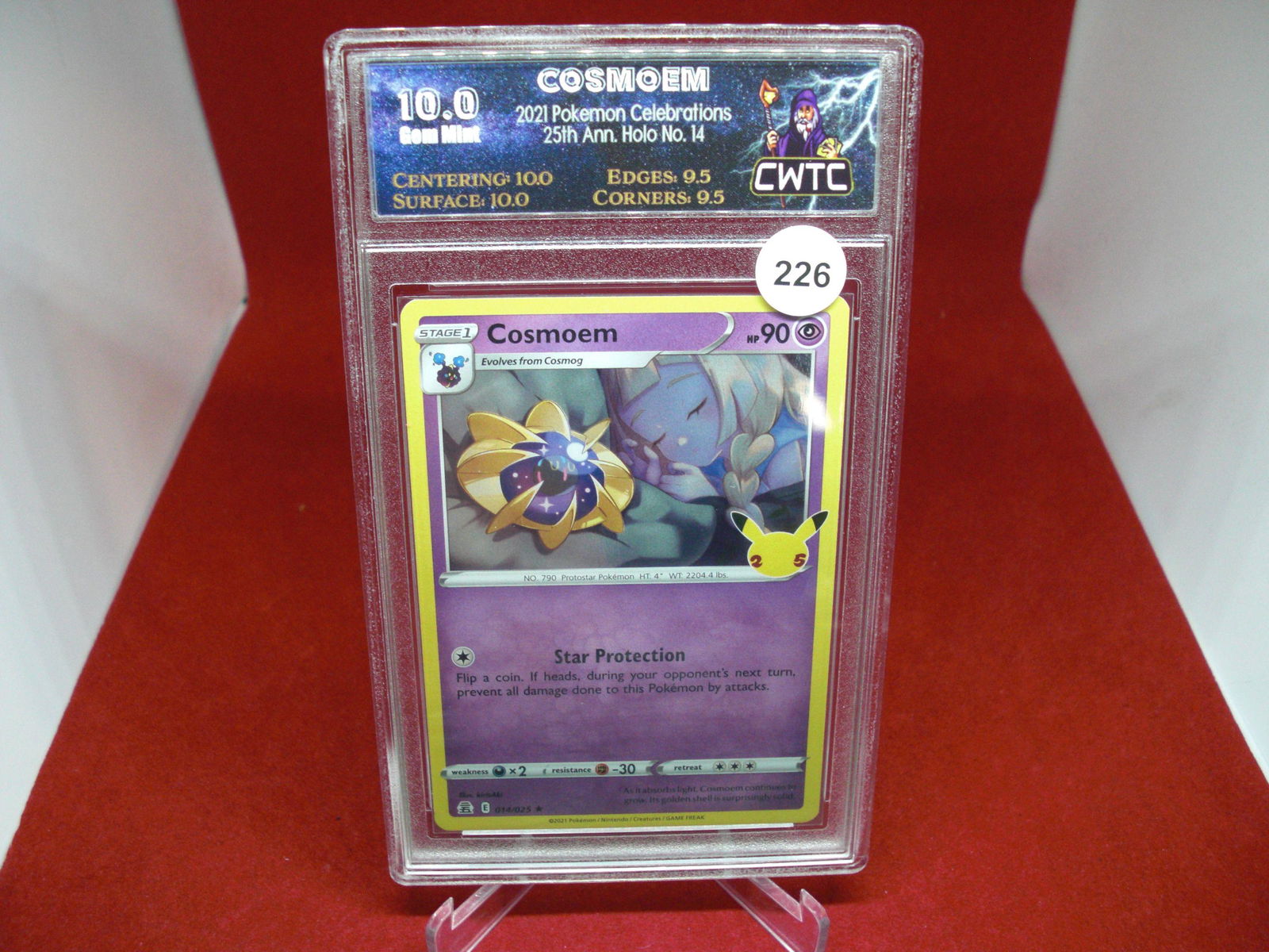 cwtc graded pokemon cosmoem mint 10 (1 of 1)