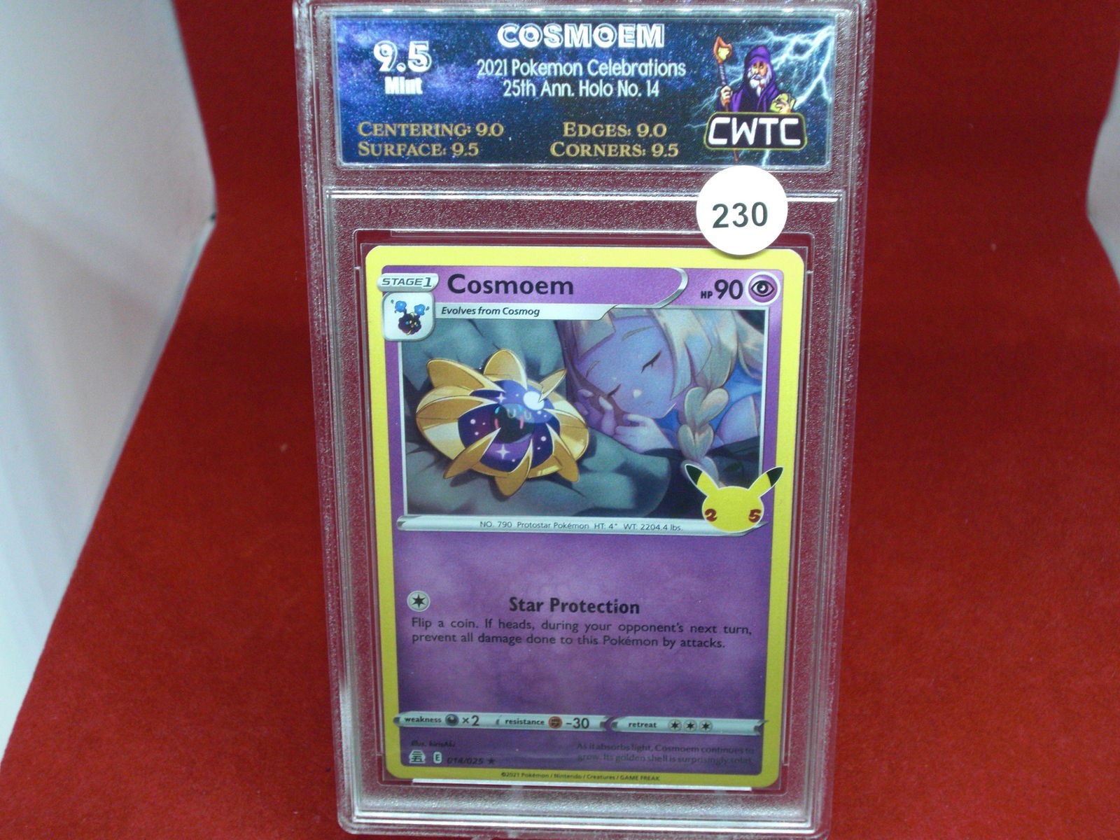 cwtc graded pokemon cosmoem mint 10 (1 of 1)