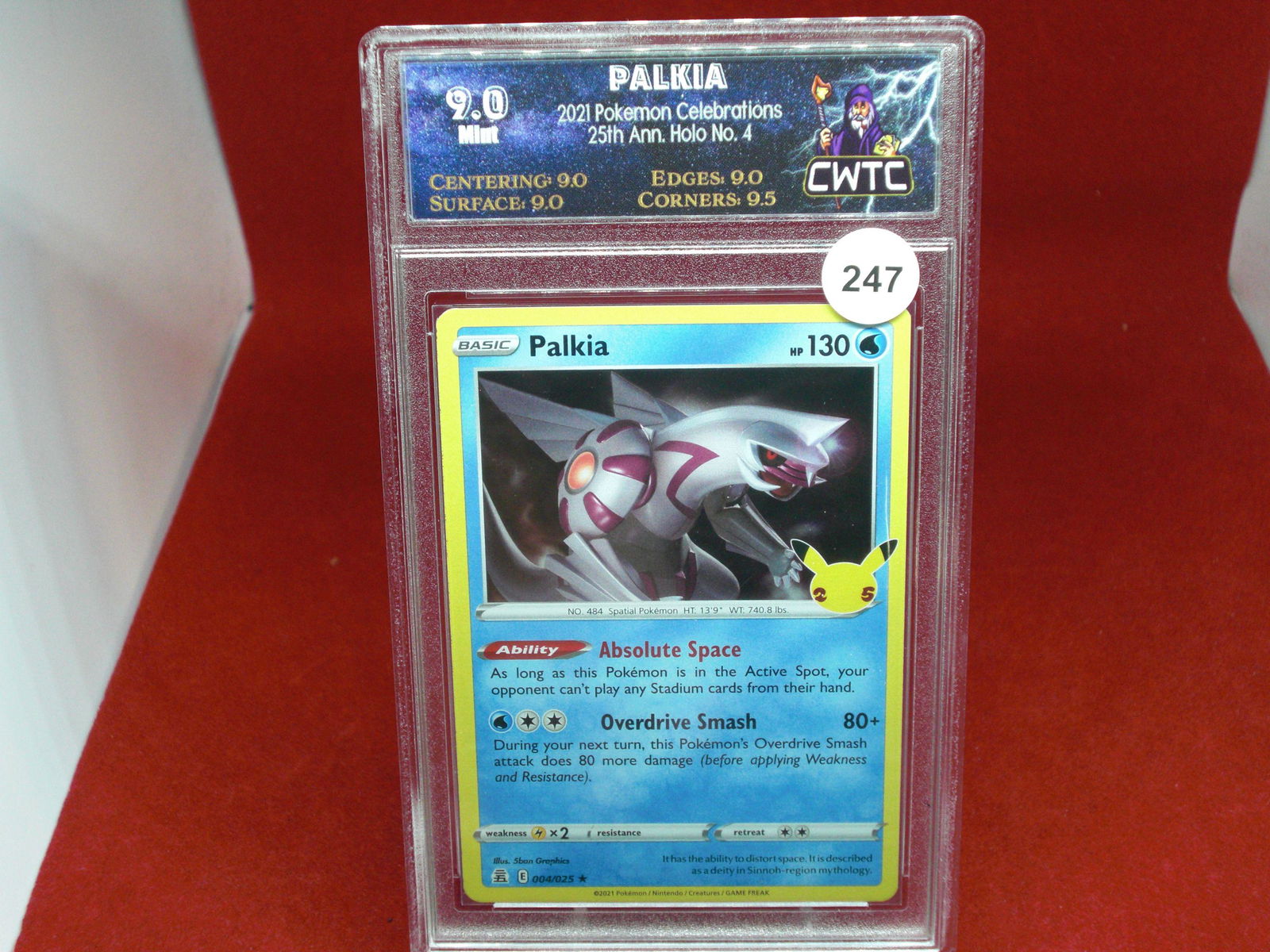 cwtc graded pokemon palkia mint 9.0 (1 of 1)