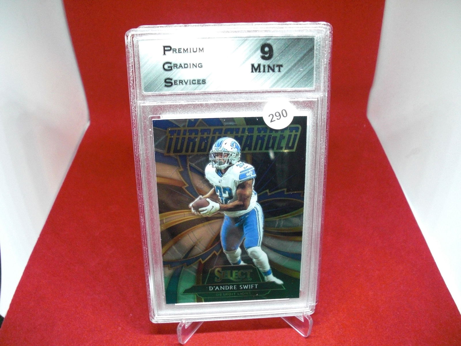pgs graded d'andre swift turbocharged mint 9 (1 of 1)