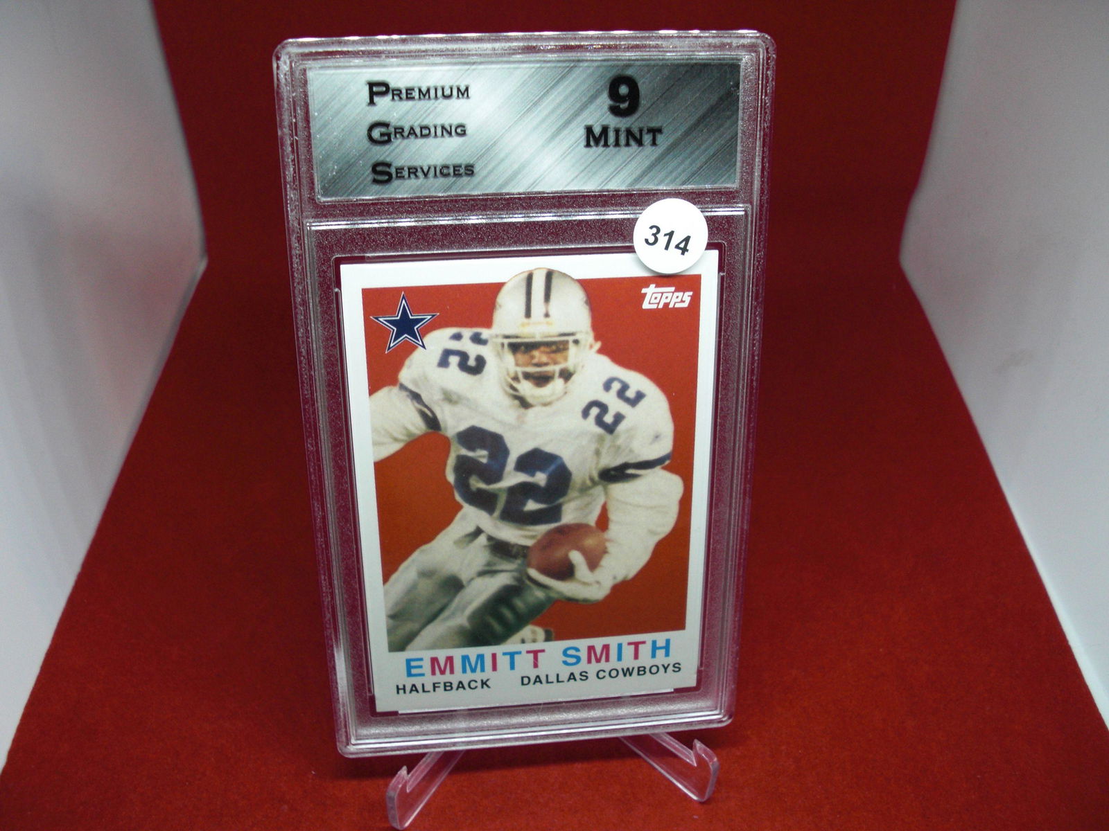 pgs graded emmitt smith mint 9 (1 of 1)