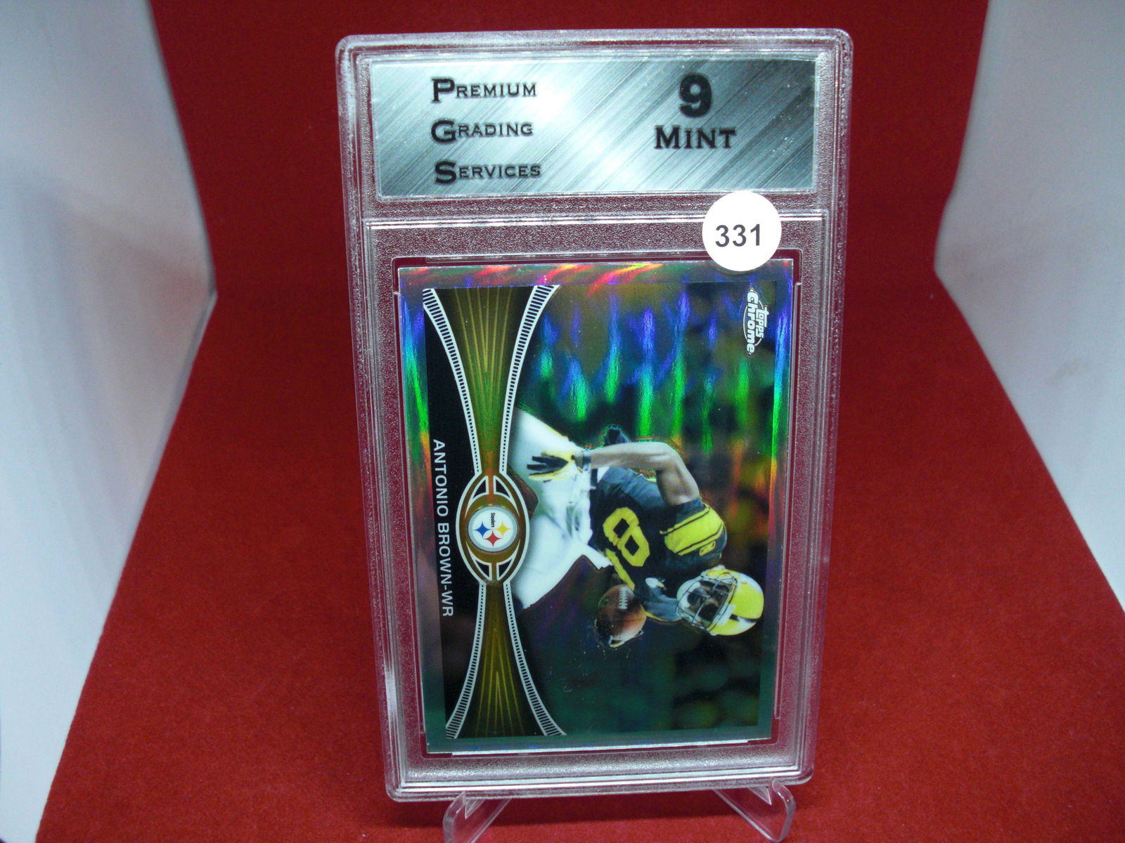 pgs graded antonio brown mint 9 (1 of 1)