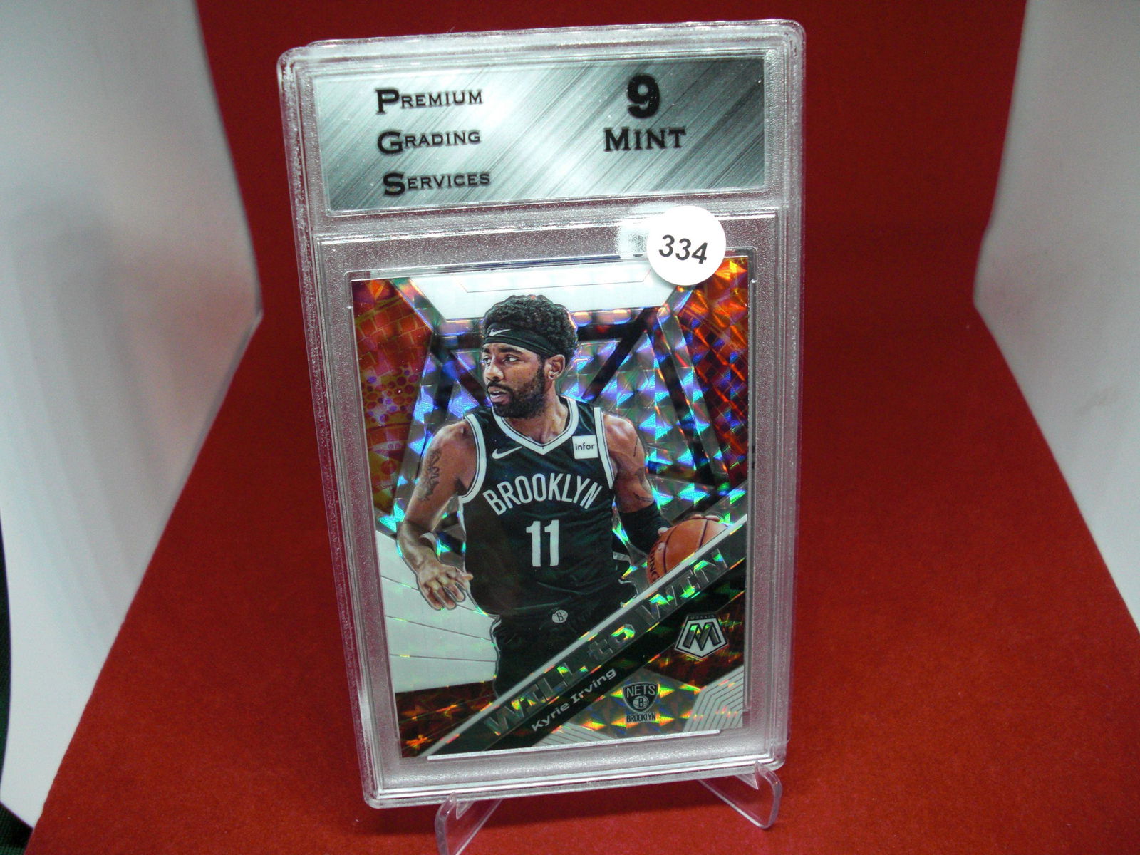 pgs graded kyrie irving mint 9 (1 of 1)