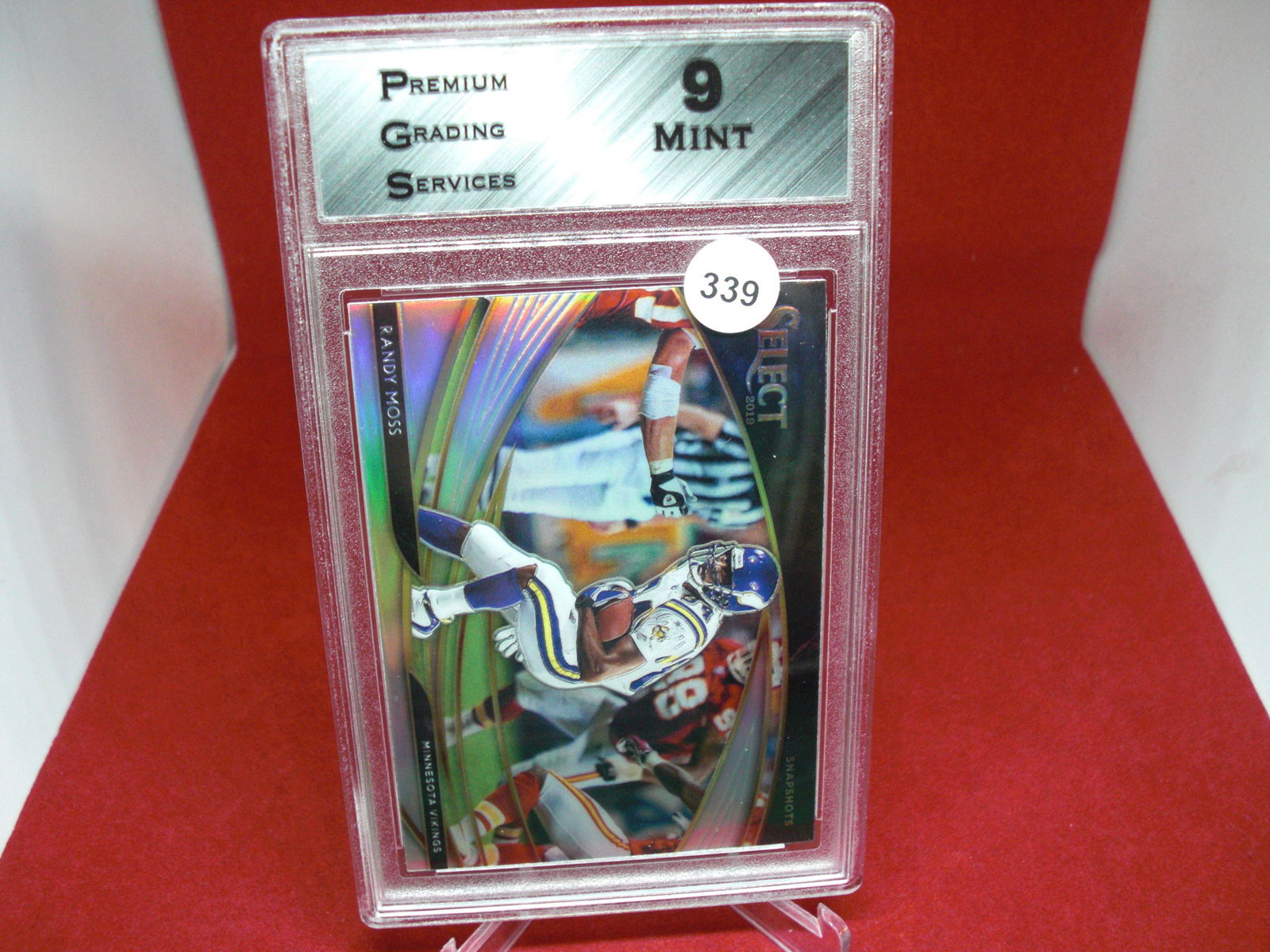 pgs graded randy moss mint 9 (1 of 1)
