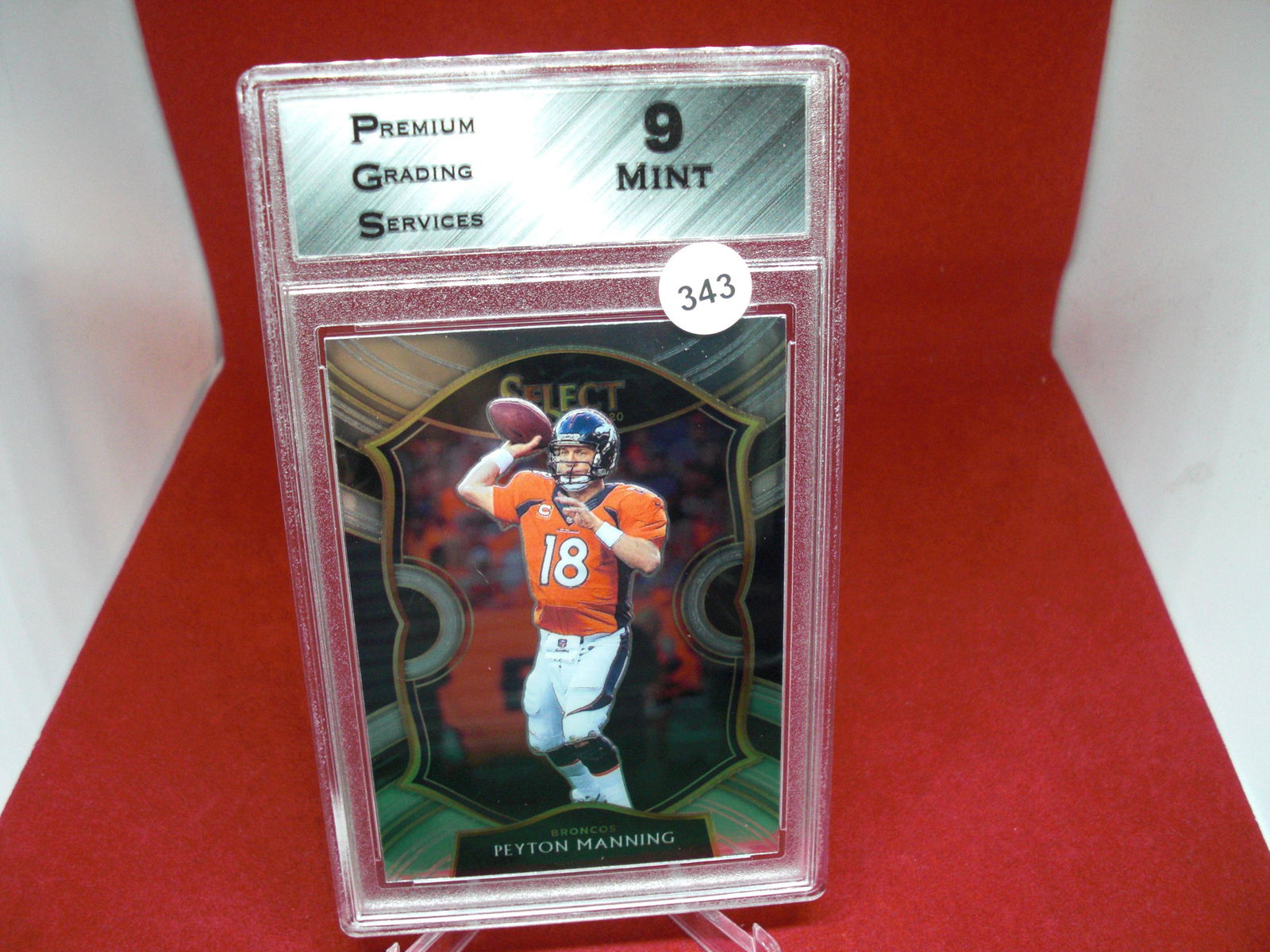 pgs graded peyton manning mint 9 (1 of 1)