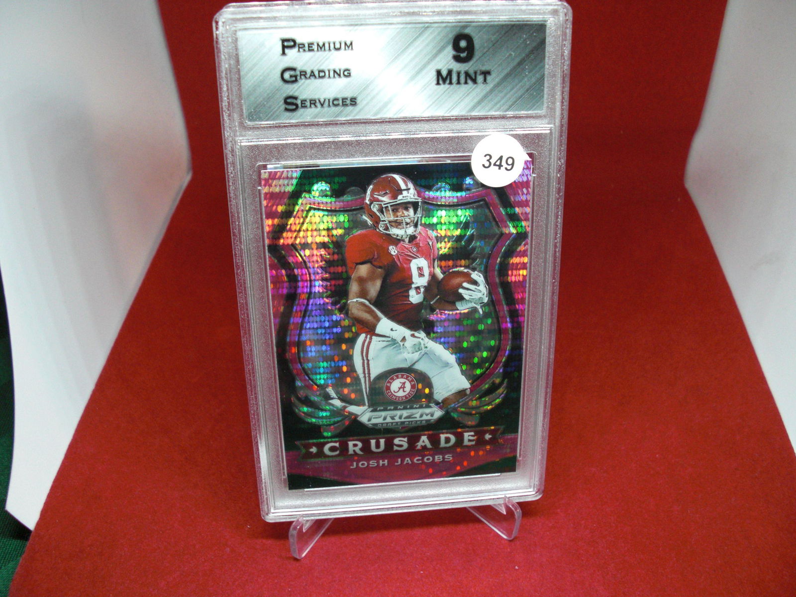 pgs graded josh jacobs mint 9 (1 of 1)