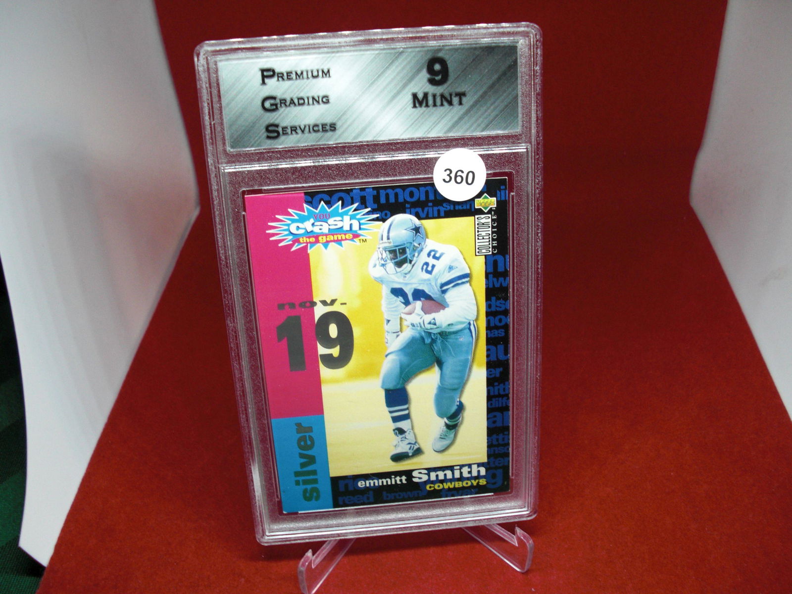 pgs graded emmitt smith mint 9 (1 of 1)