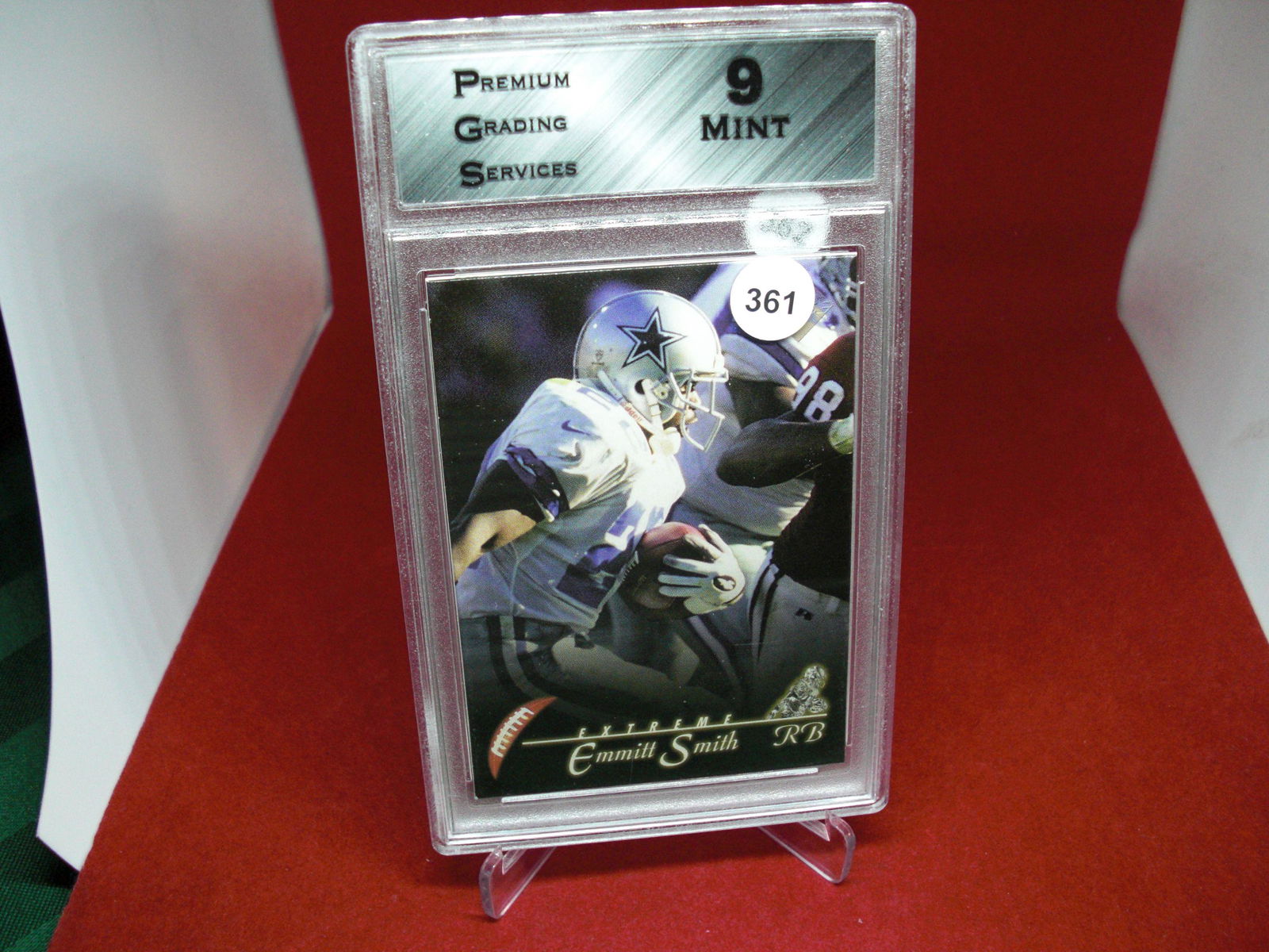 pgs graded emmitt smith mint 9 (1 of 1)