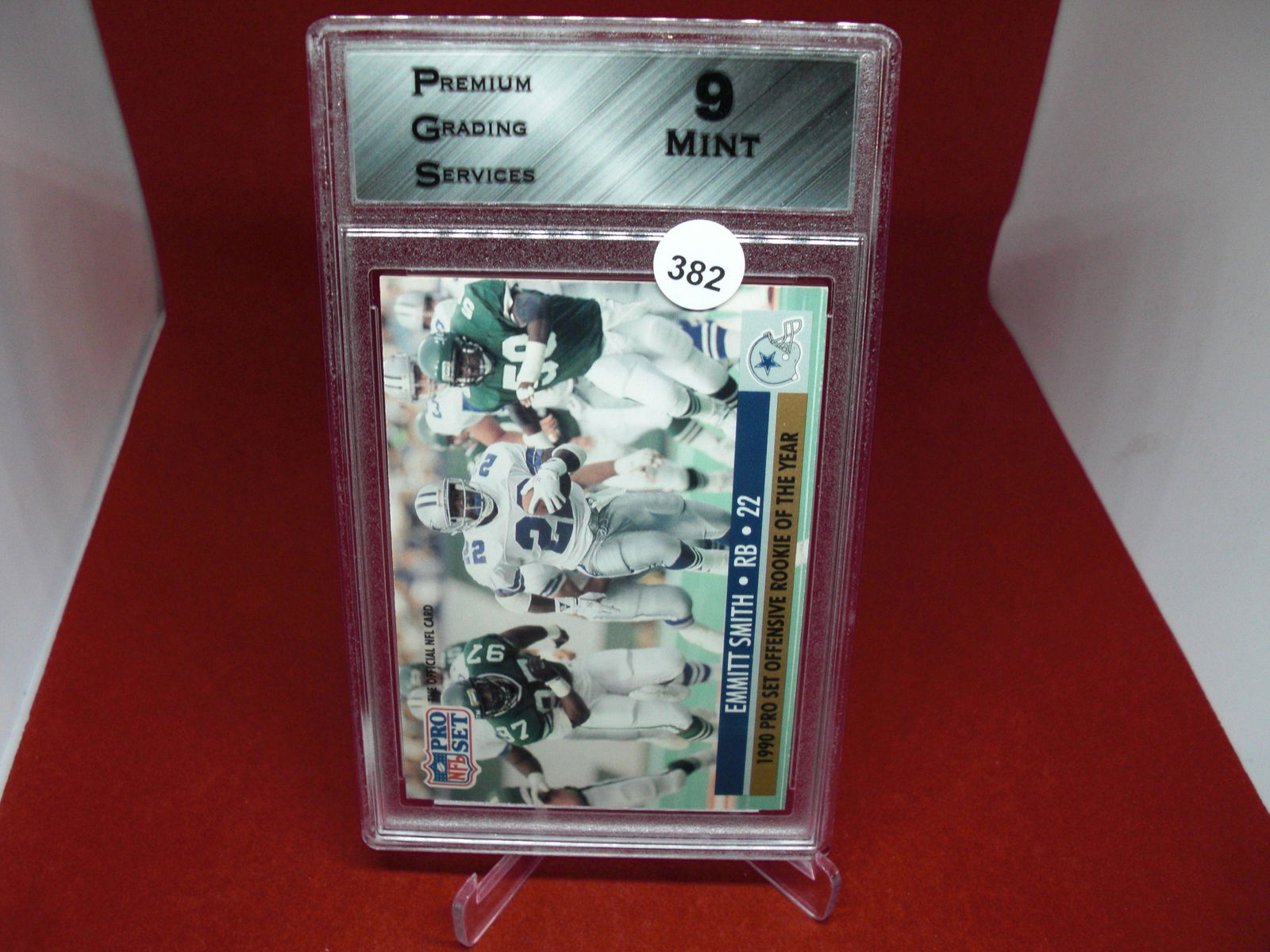 pgs graded emmitt smith mint 9 (1 of 1)