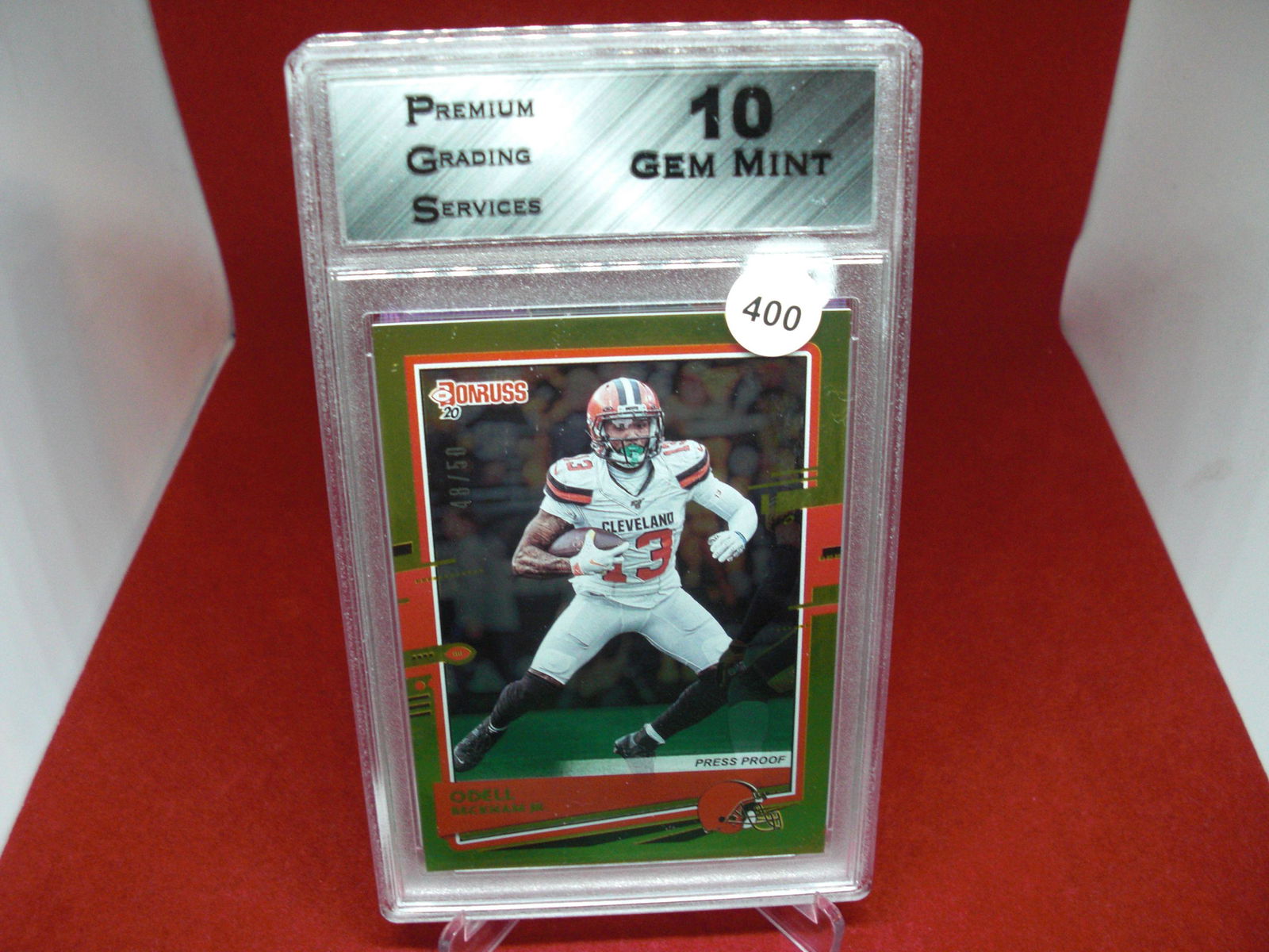 pgs graded odell beckham jr 48/50 mint 10 (1 of 1)