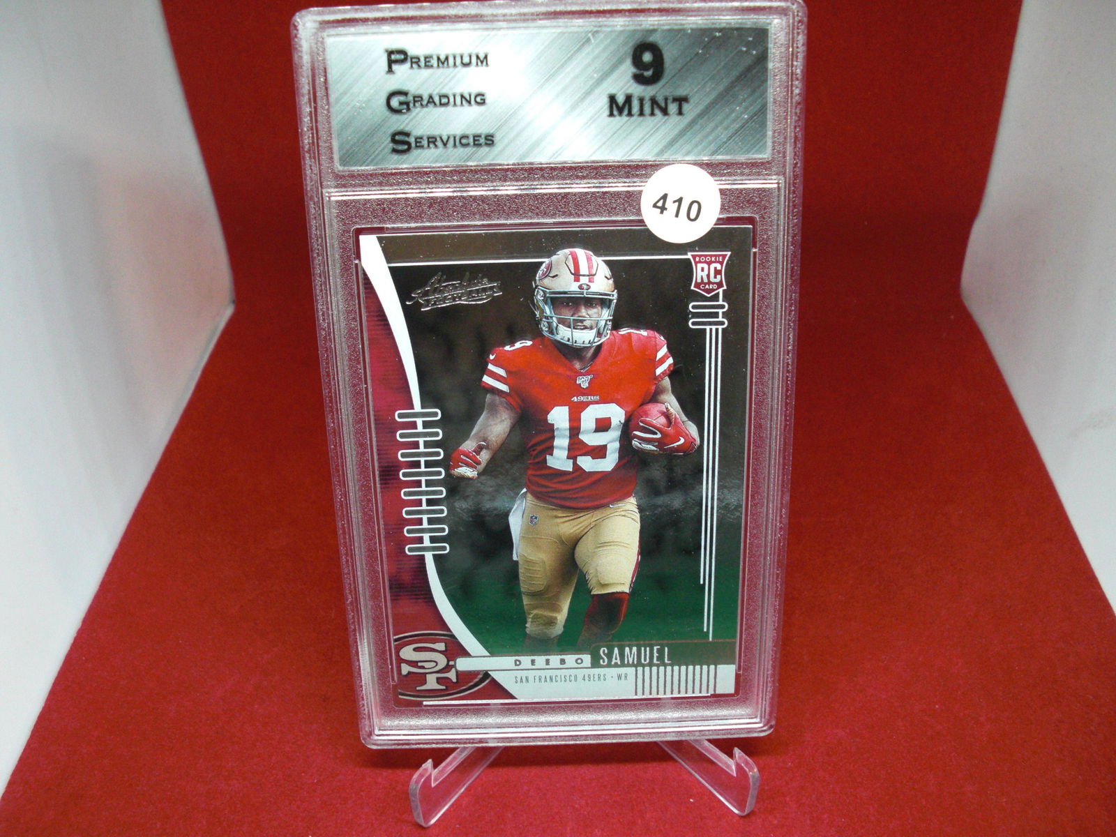 pgs graded deebo samuel mint 9 rookie (1 of 1)